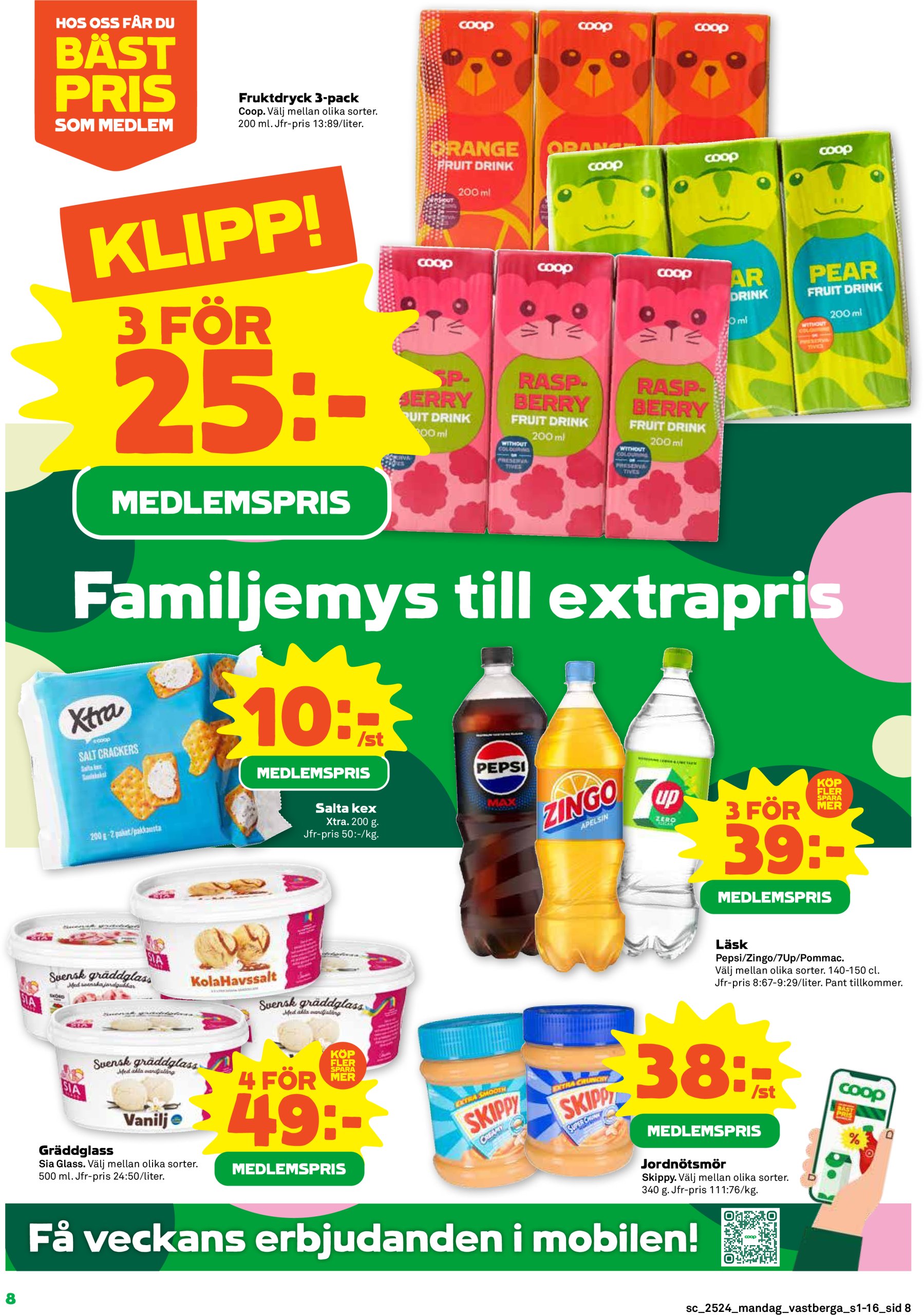 coop - Stora Coop-reklambladet giltigt från 09/06 - 15/06 - page: 8