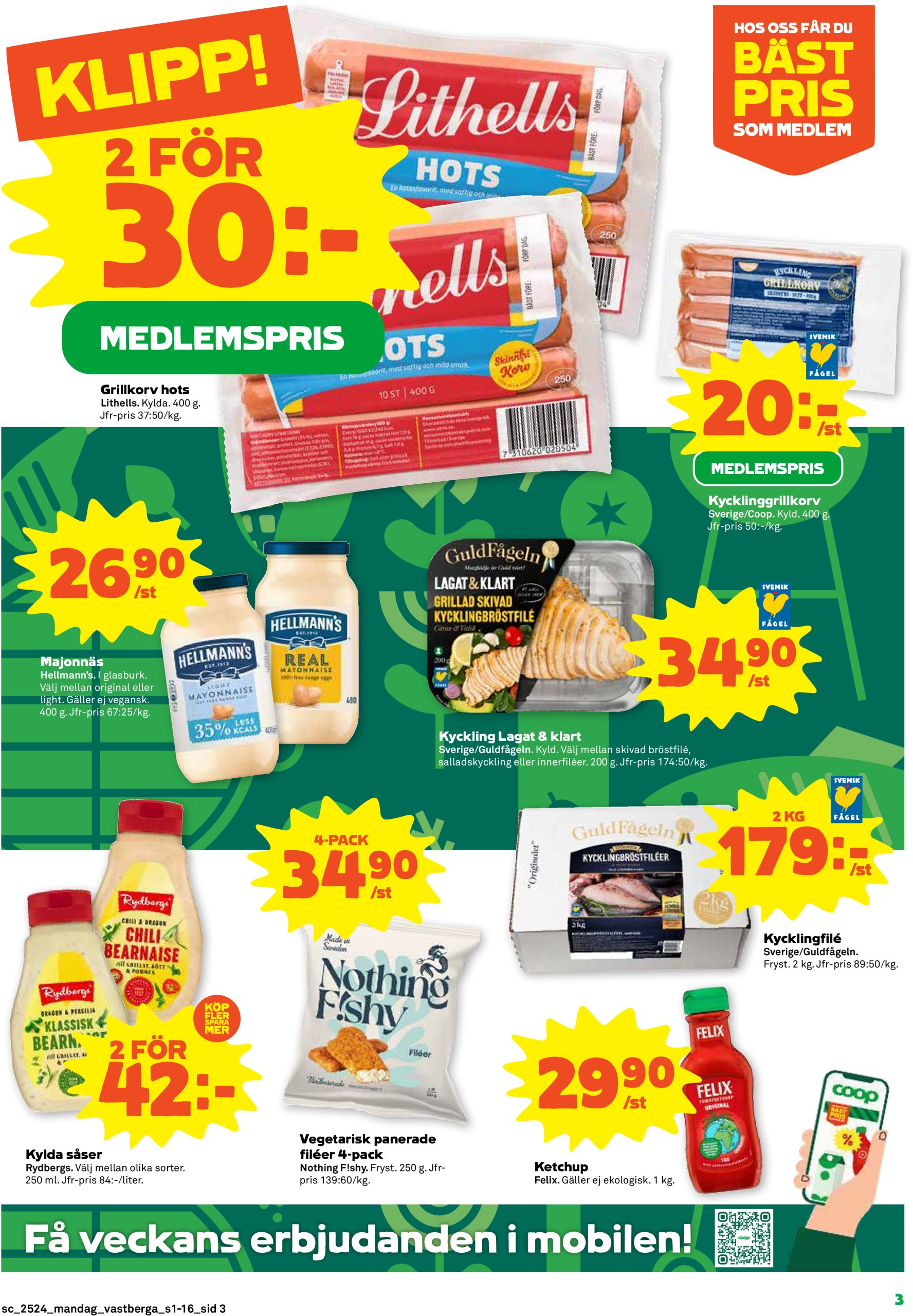 coop - Stora Coop-reklambladet giltigt från 09/06 - 15/06 - page: 3