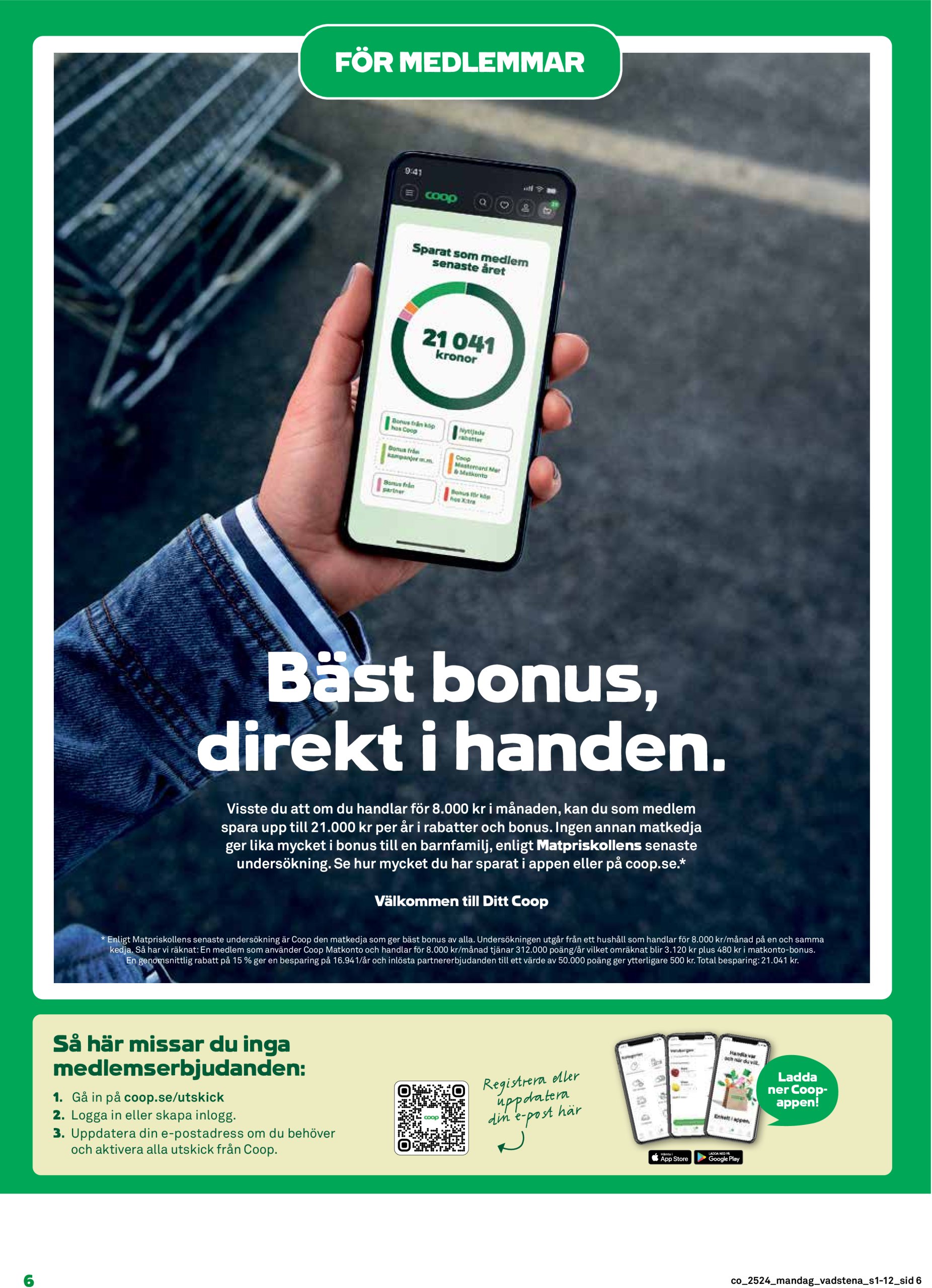 coop - Coop-reklambladet giltigt från 09/06 - 15/06 - page: 6
