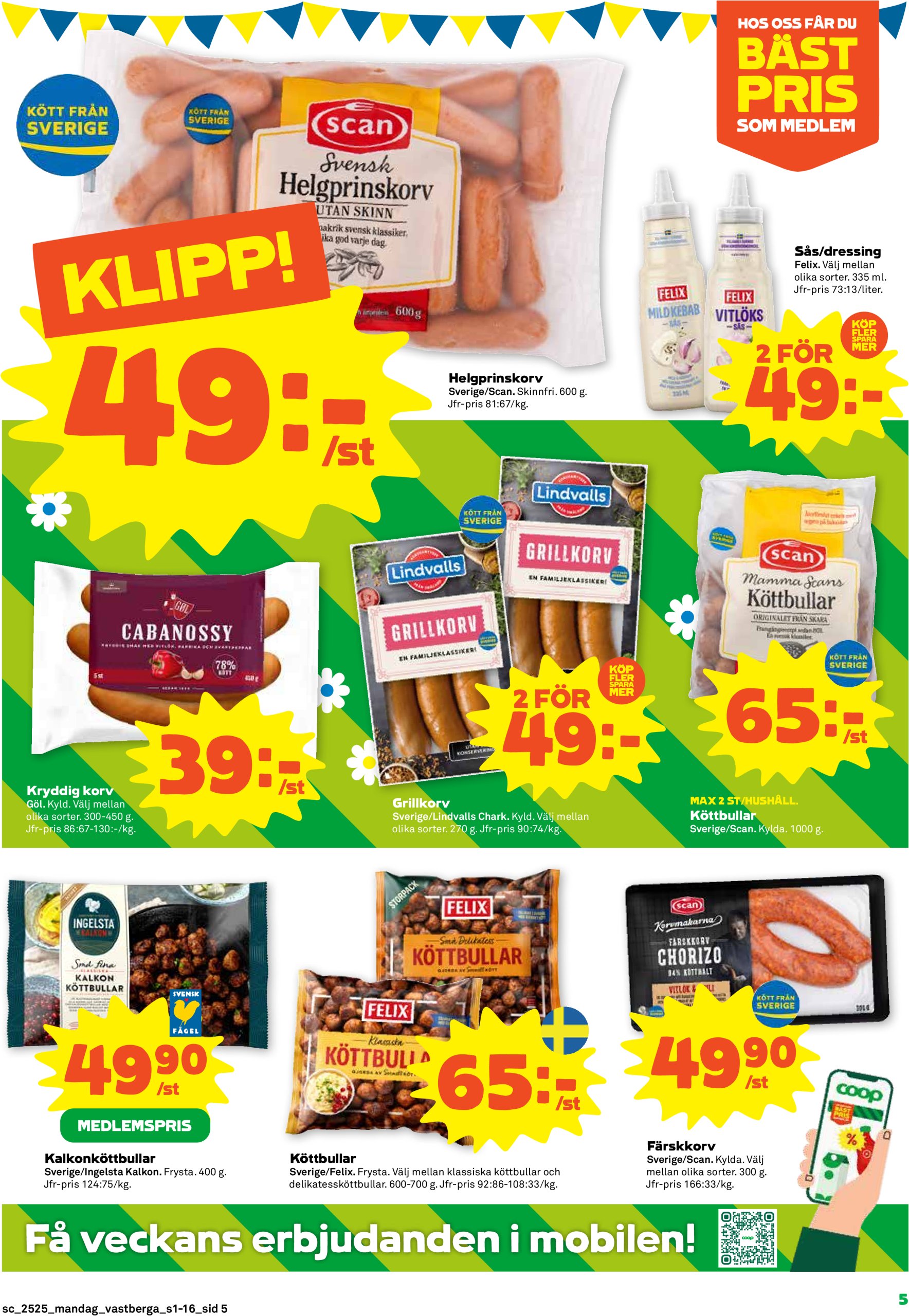 coop - Stora Coop-reklambladet giltigt från 16/06 - 22/06 - page: 5