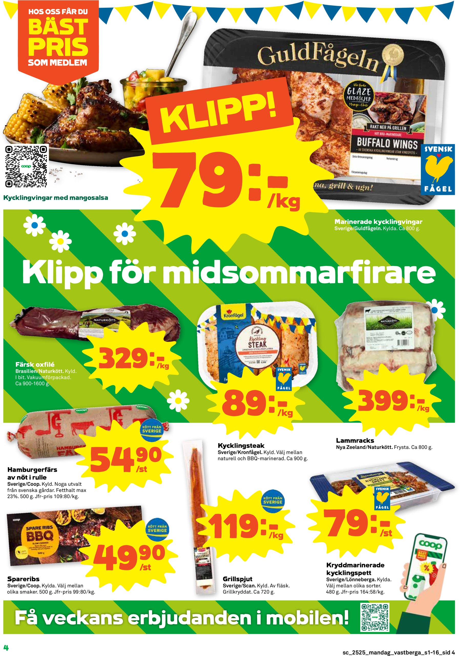 coop - Stora Coop-reklambladet giltigt från 16/06 - 22/06 - page: 4