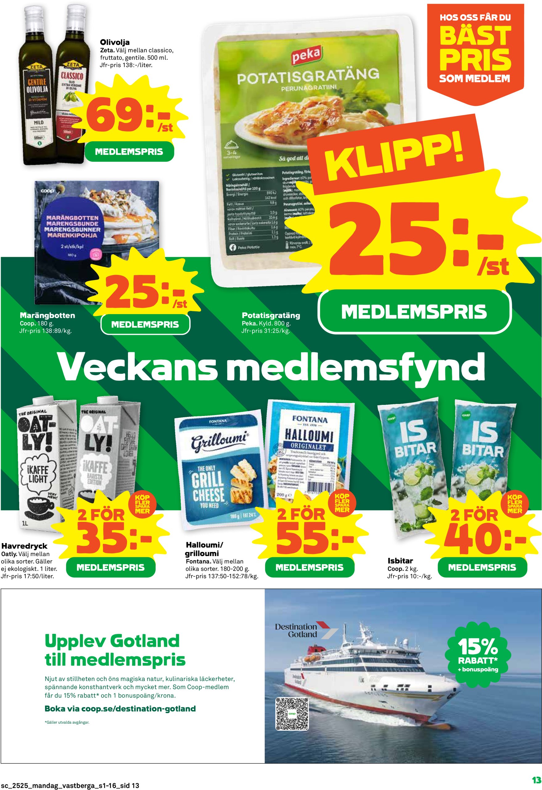 coop - Stora Coop-reklambladet giltigt från 16/06 - 22/06 - page: 13