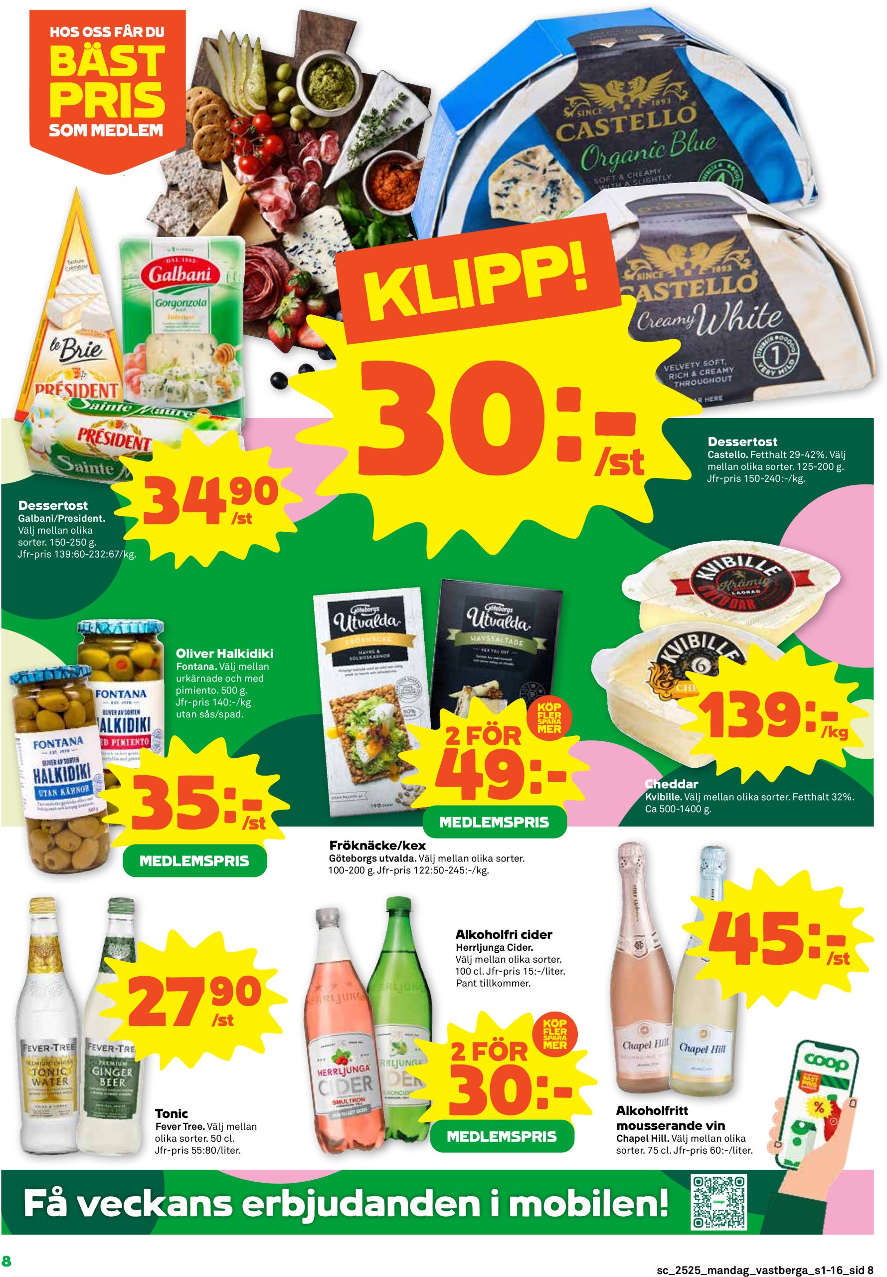 coop - Stora Coop-reklambladet giltigt från 16/06 - 22/06 - page: 8