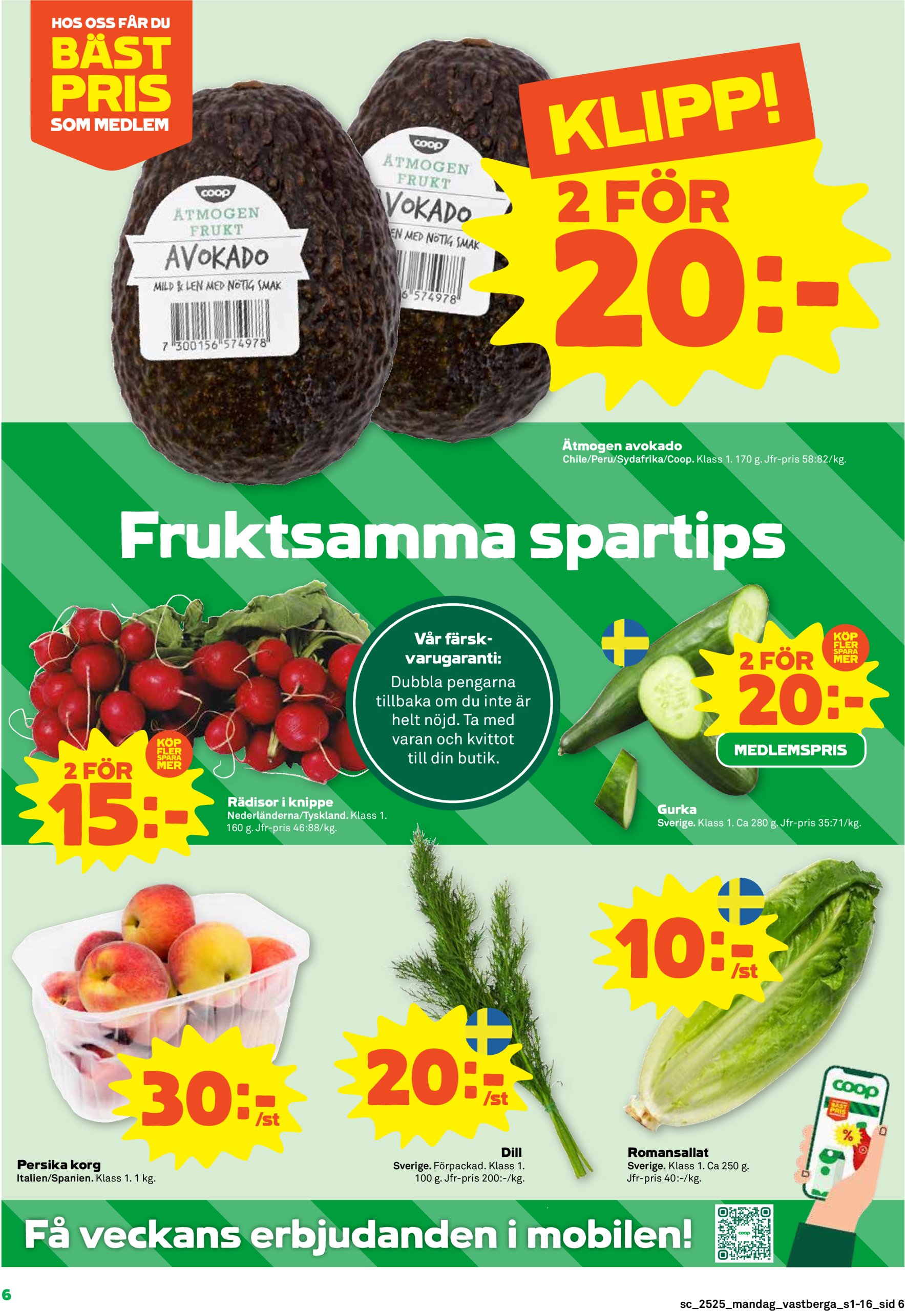 coop - Stora Coop-reklambladet giltigt från 16/06 - 22/06 - page: 6