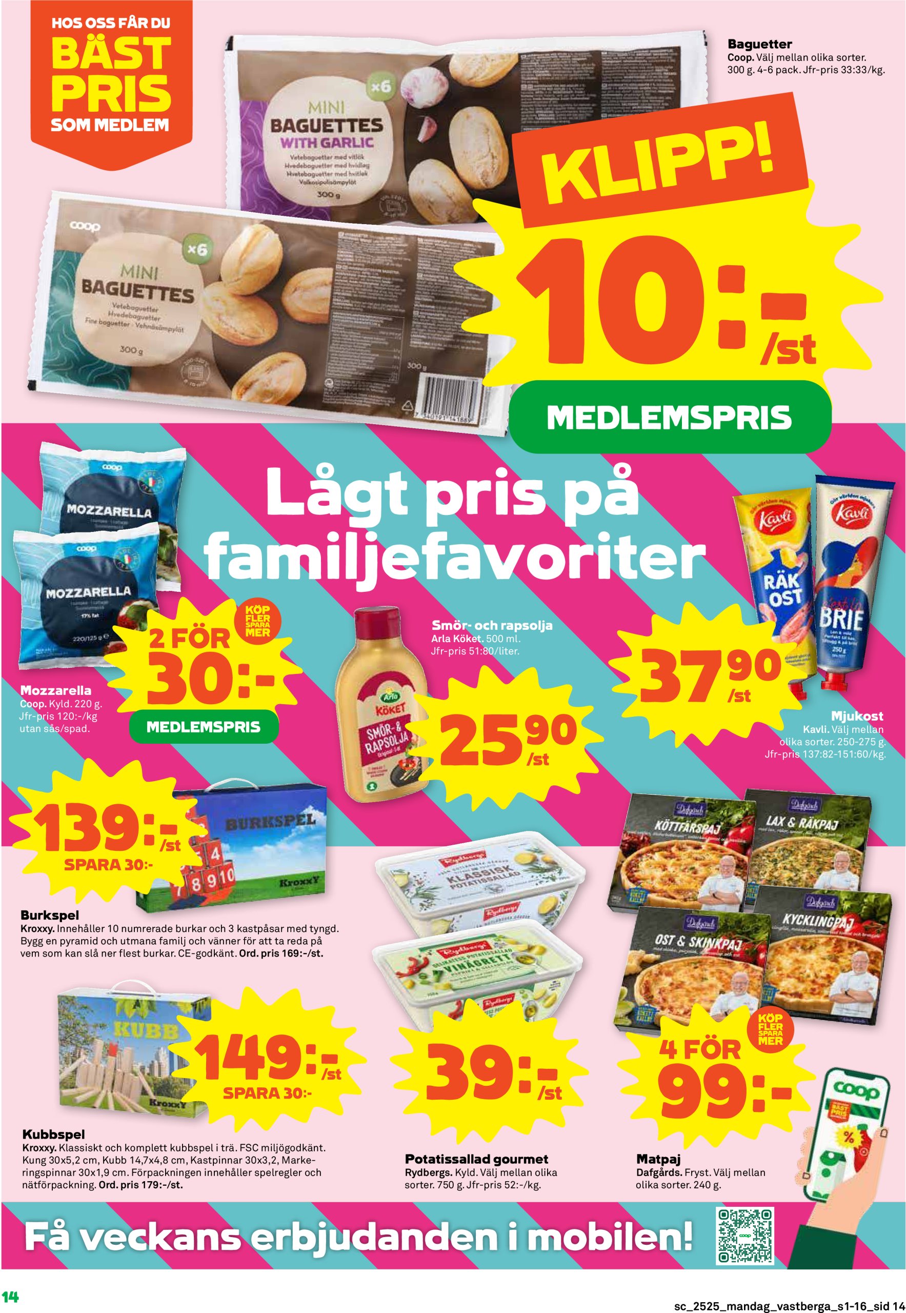 coop - Stora Coop-reklambladet giltigt från 16/06 - 22/06 - page: 14