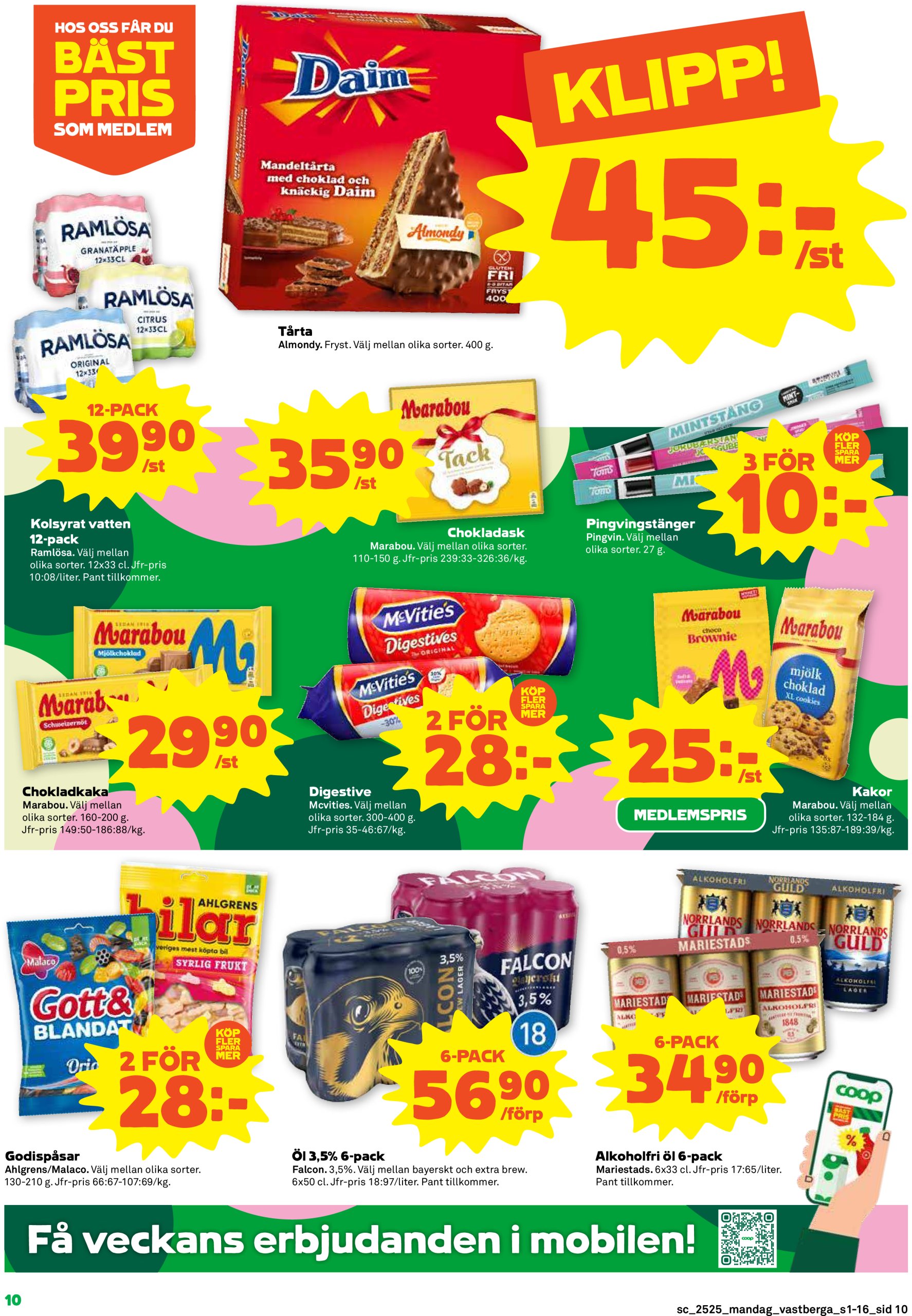 coop - Stora Coop-reklambladet giltigt från 16/06 - 22/06 - page: 10