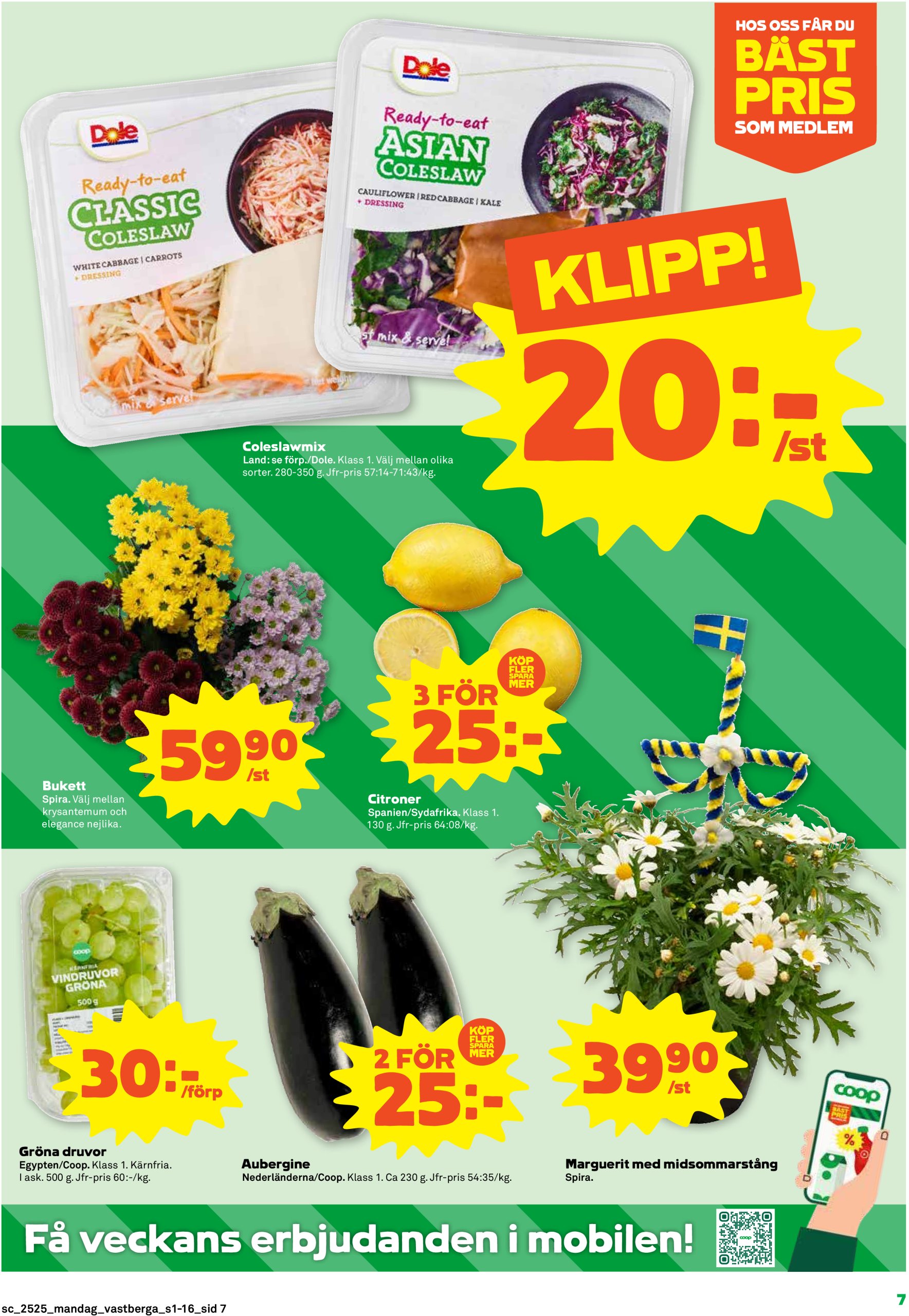 coop - Stora Coop-reklambladet giltigt från 16/06 - 22/06 - page: 7