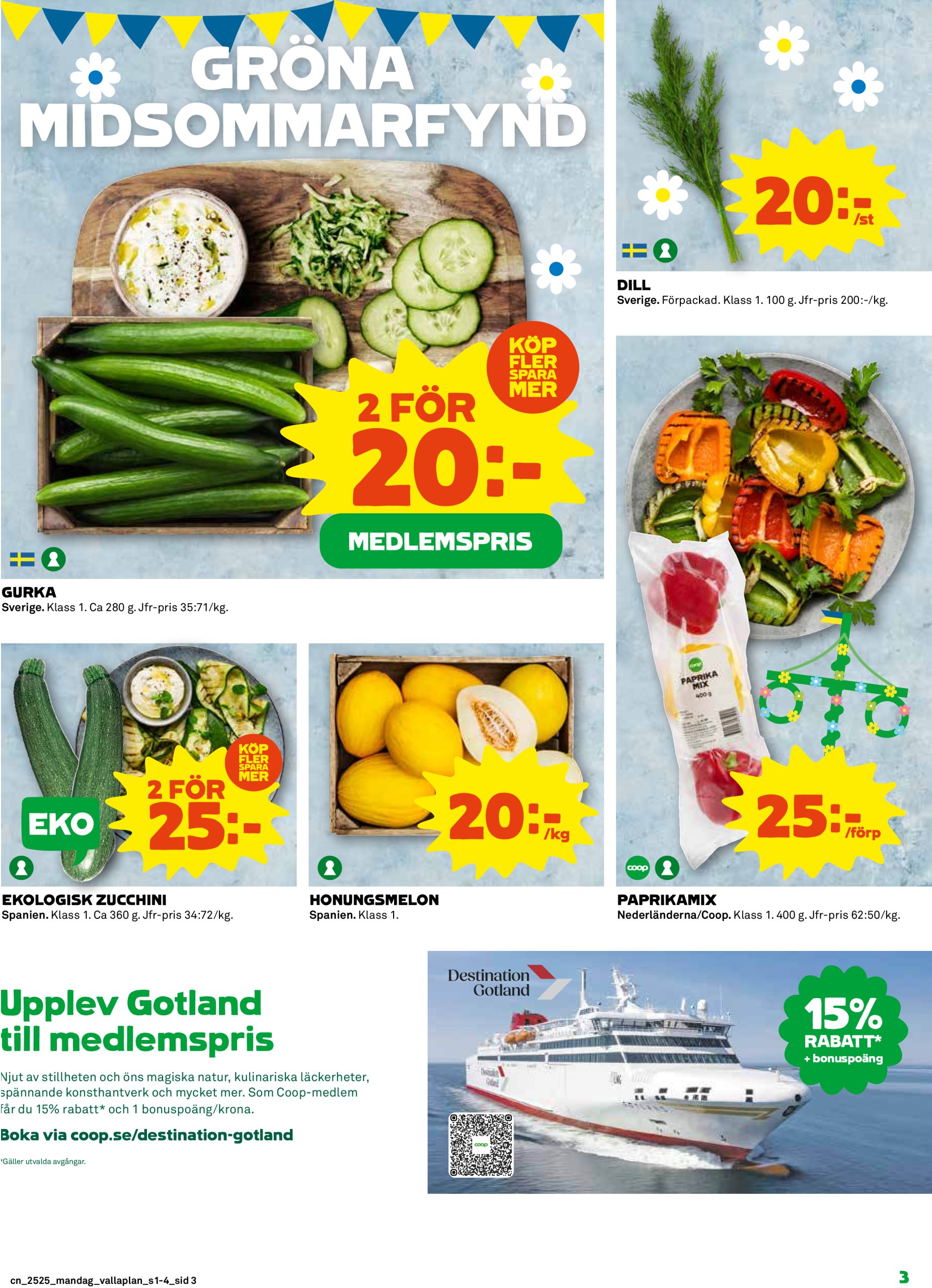 coop - Coop - Stockholmsvägen-reklambladet giltigt från 16/06 - 22/06 - page: 3