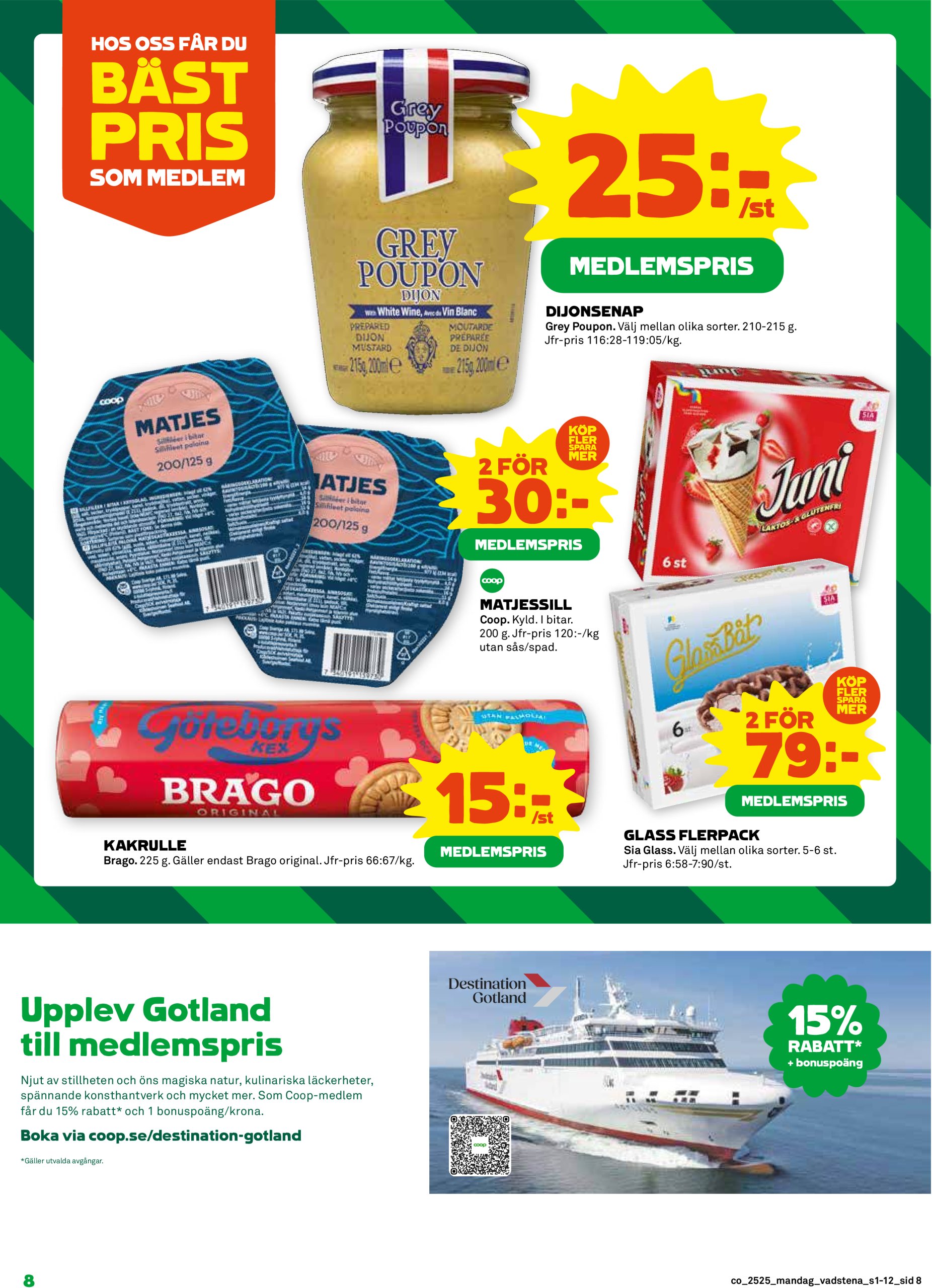 coop - Coop-reklambladet giltigt från 16/06 - 22/06 - page: 8