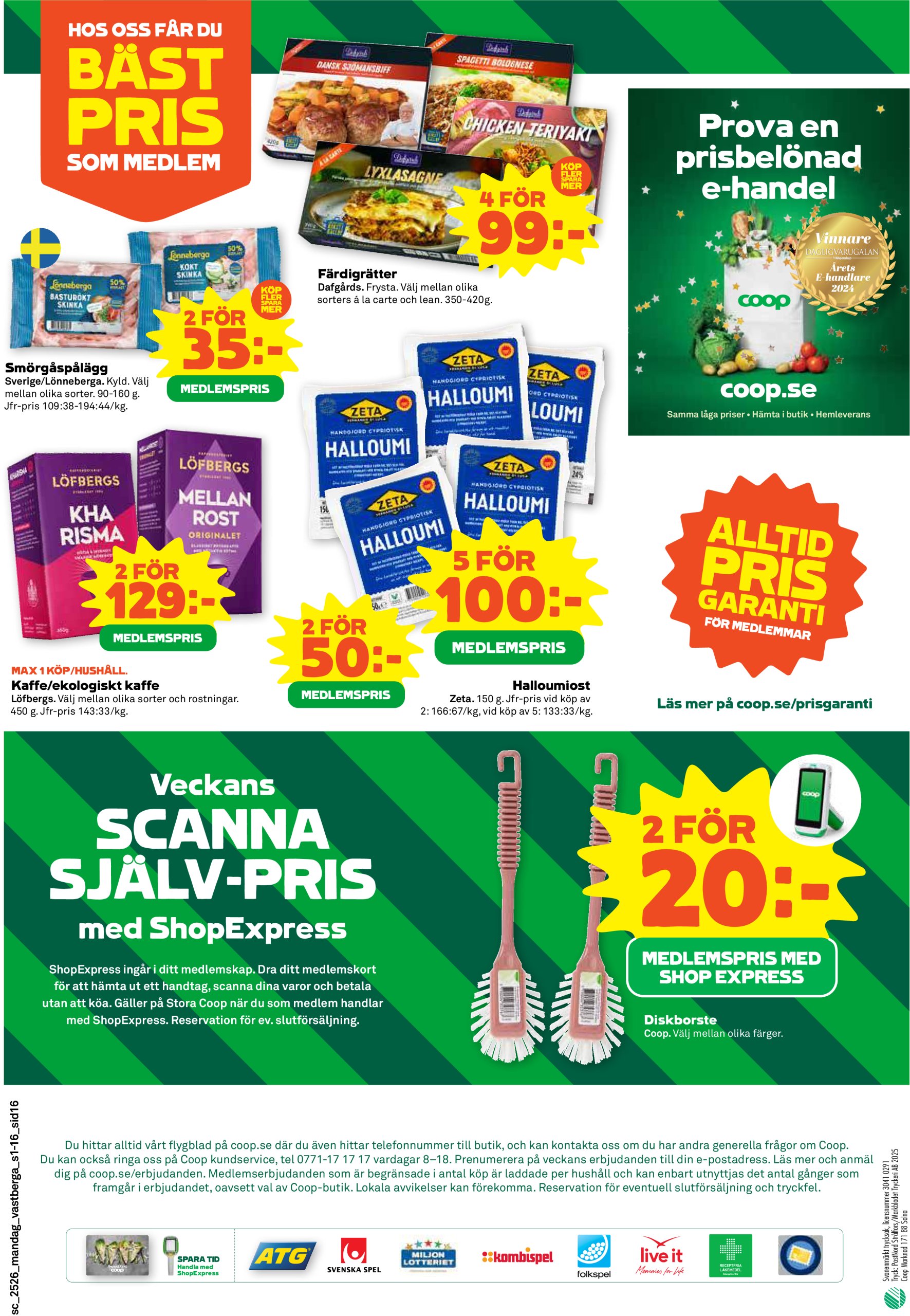 coop - Stora Coop-reklambladet giltigt från 23/06 - 29/06 - page: 16