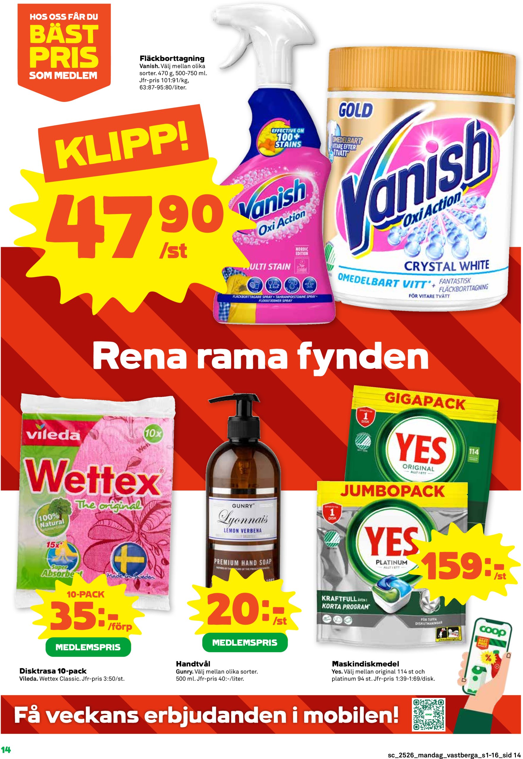 coop - Stora Coop-reklambladet giltigt från 23/06 - 29/06 - page: 14