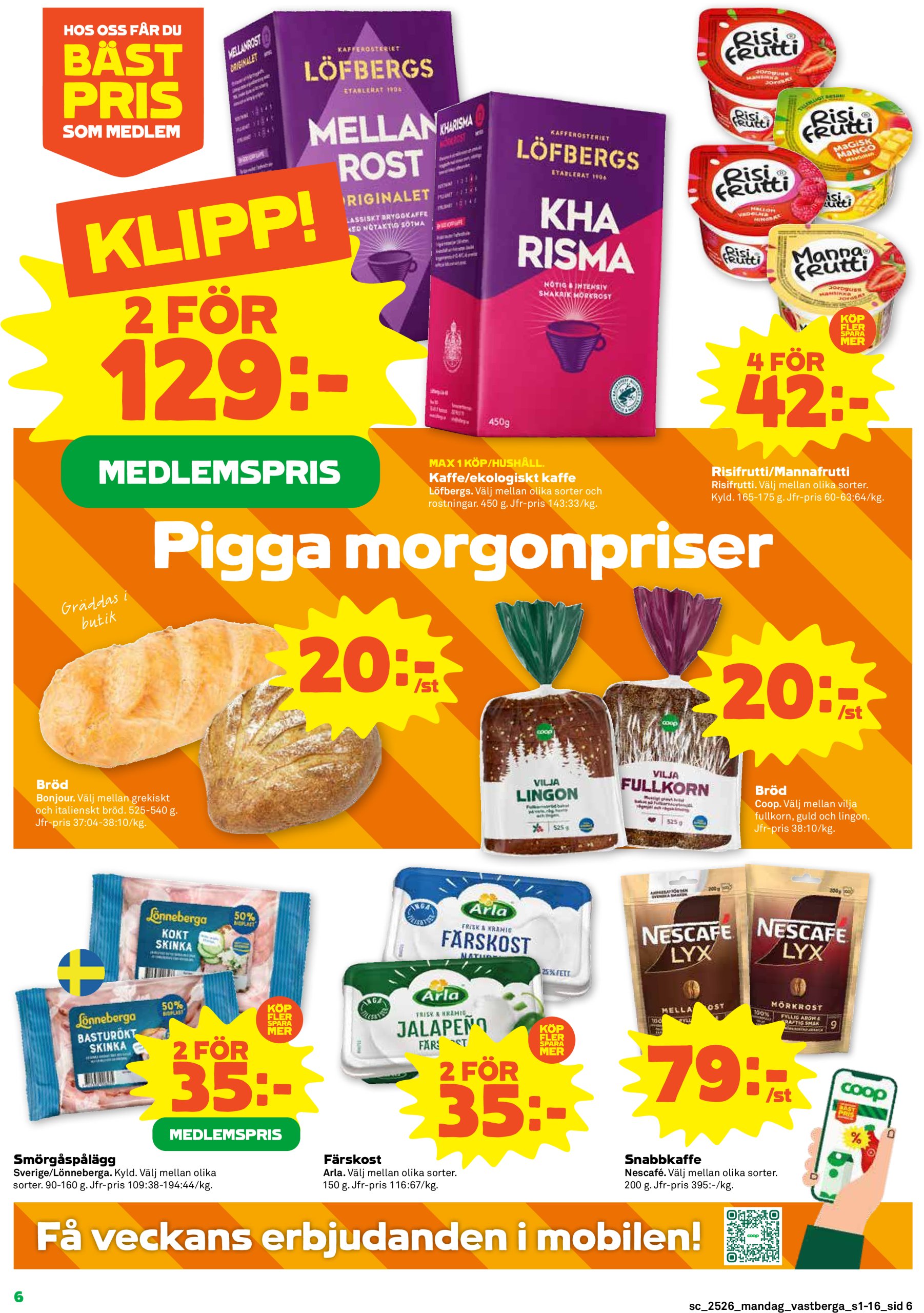 coop - Stora Coop-reklambladet giltigt från 23/06 - 29/06 - page: 6