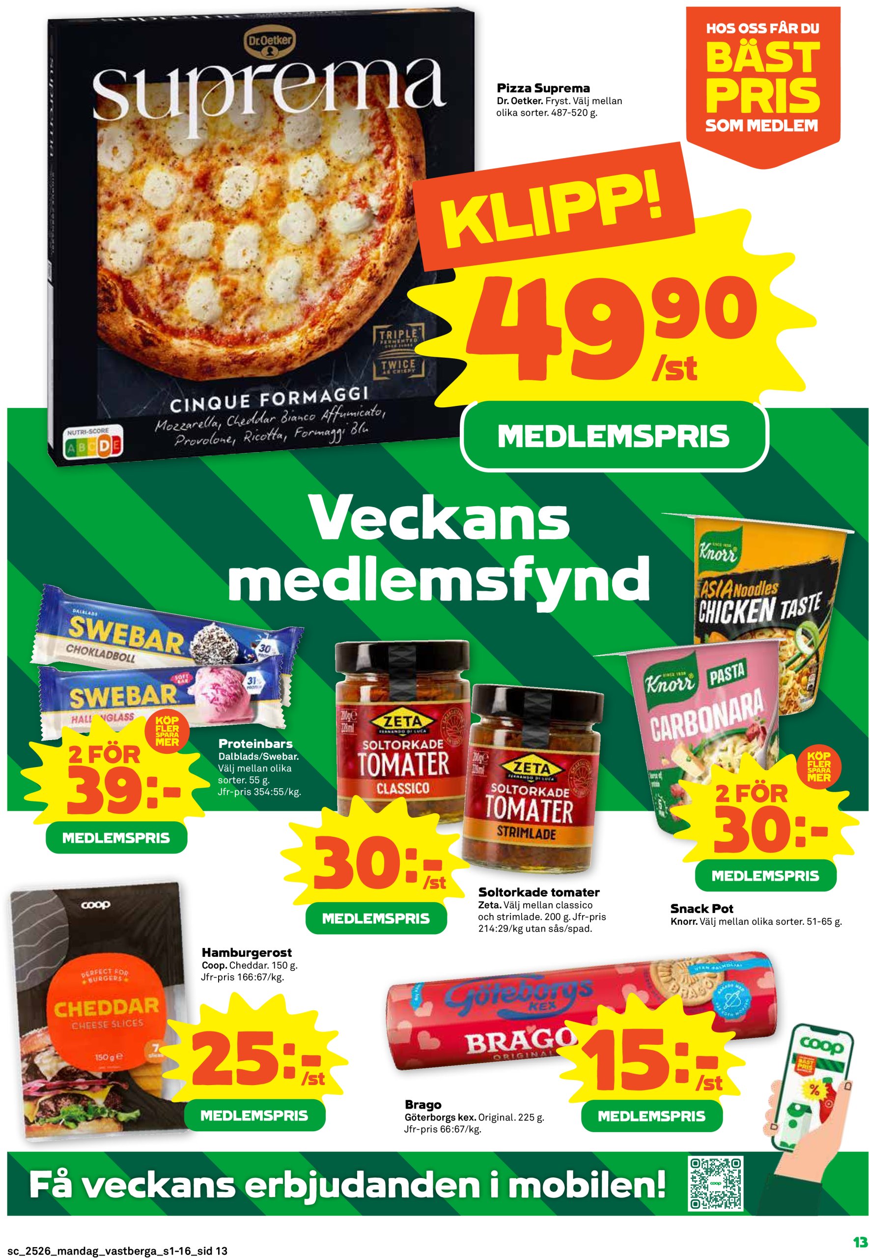 coop - Stora Coop-reklambladet giltigt från 23/06 - 29/06 - page: 13