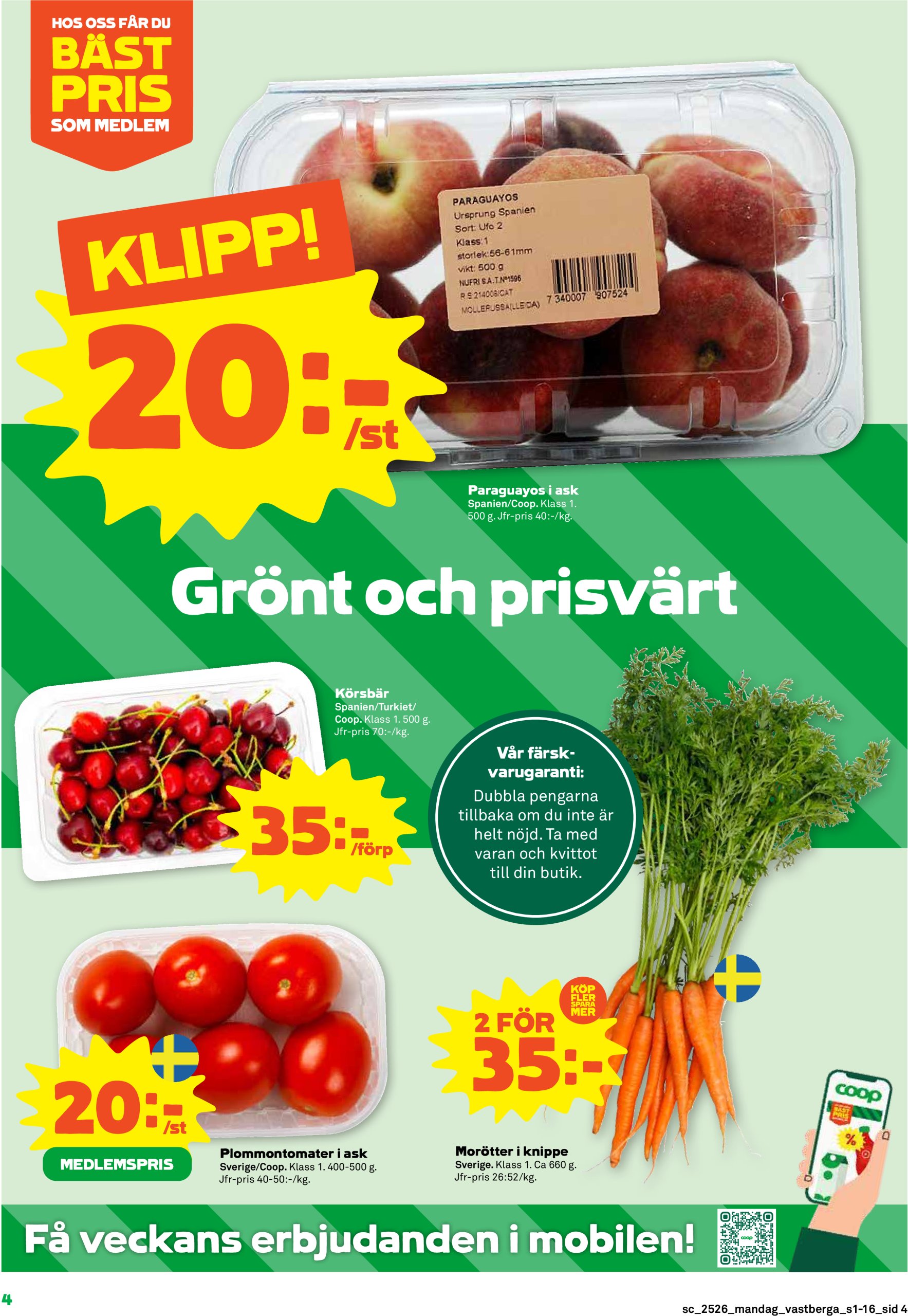 coop - Stora Coop-reklambladet giltigt från 23/06 - 29/06 - page: 4