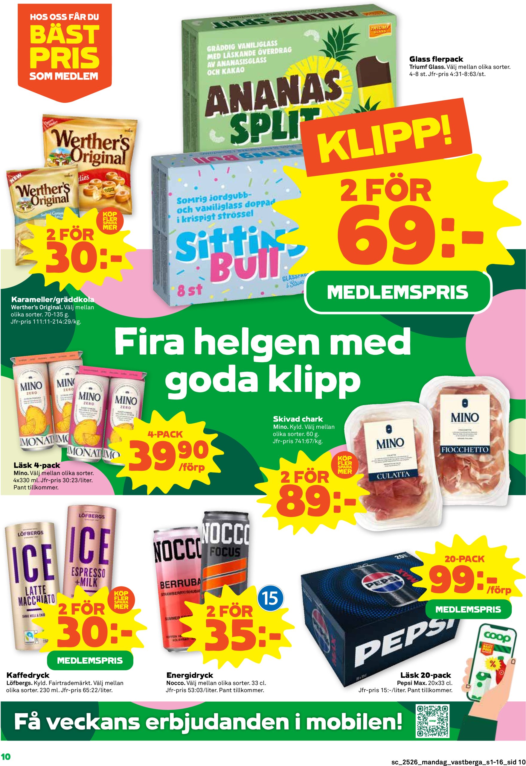 coop - Stora Coop-reklambladet giltigt från 23/06 - 29/06 - page: 10