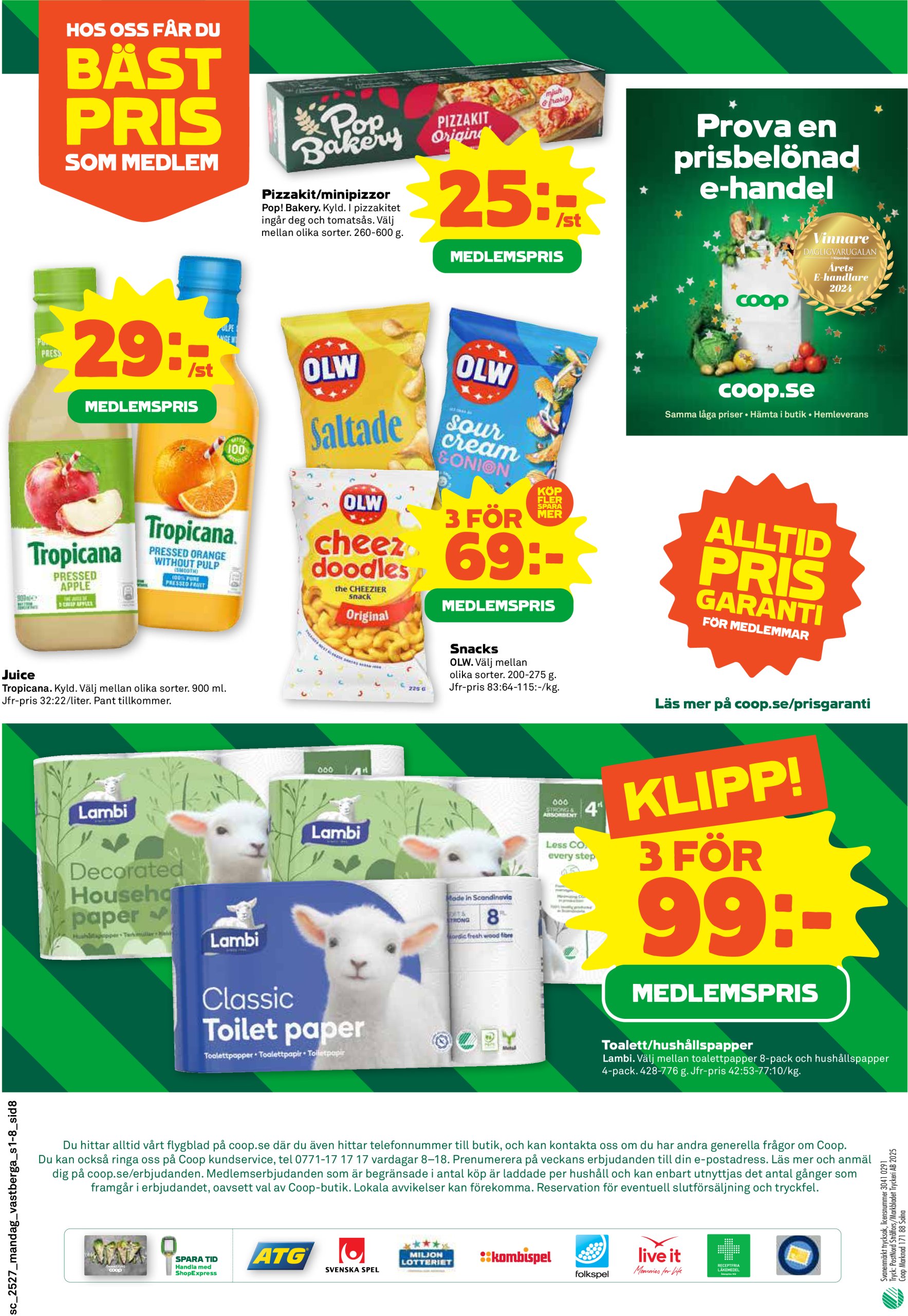 coop - Coop - Stora Coop Stuvsta-reklambladet giltigt från 30/06 - 06/07 - page: 8