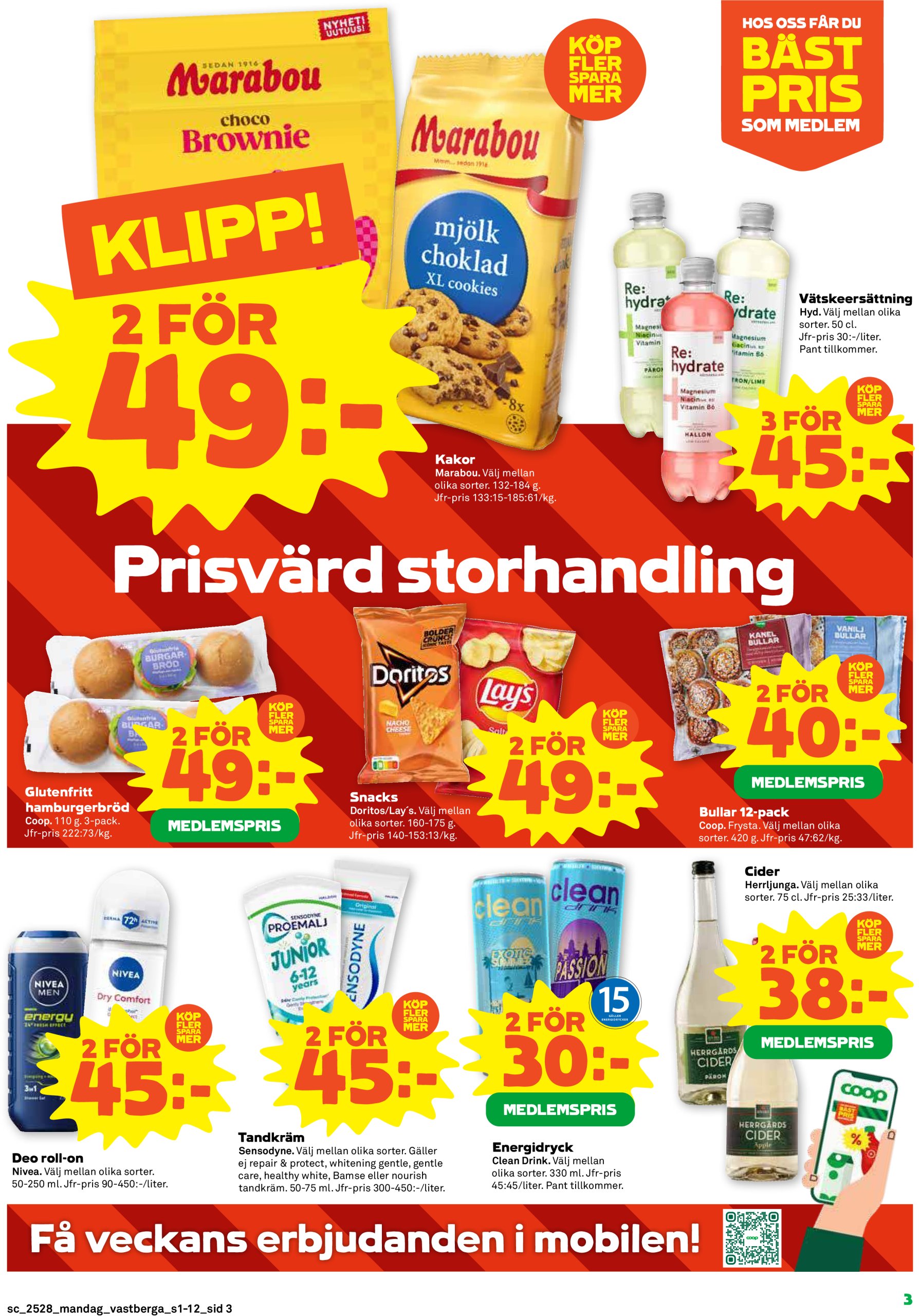 coop - Stora Coop-reklambladet giltigt från 07/07 - 13/07 - page: 3