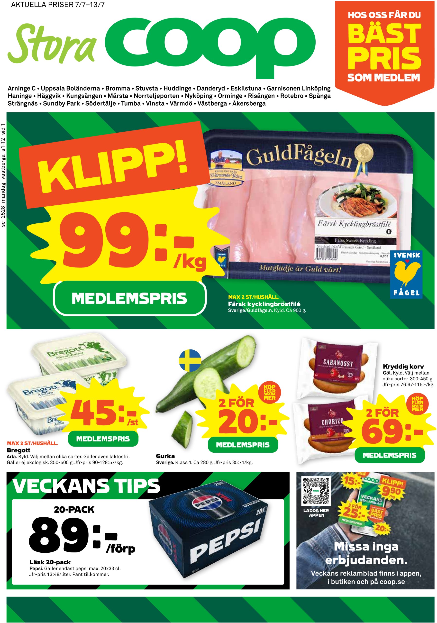 coop - Stora Coop-reklambladet giltigt från 07/07 - 13/07