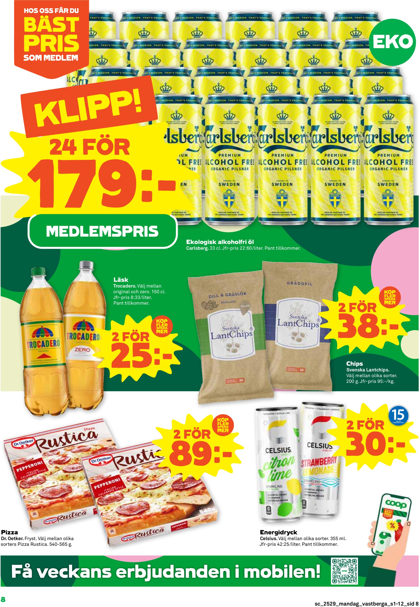 coop - Stora Coop-reklambladet giltigt från 14/07 - 20/07 - page: 8