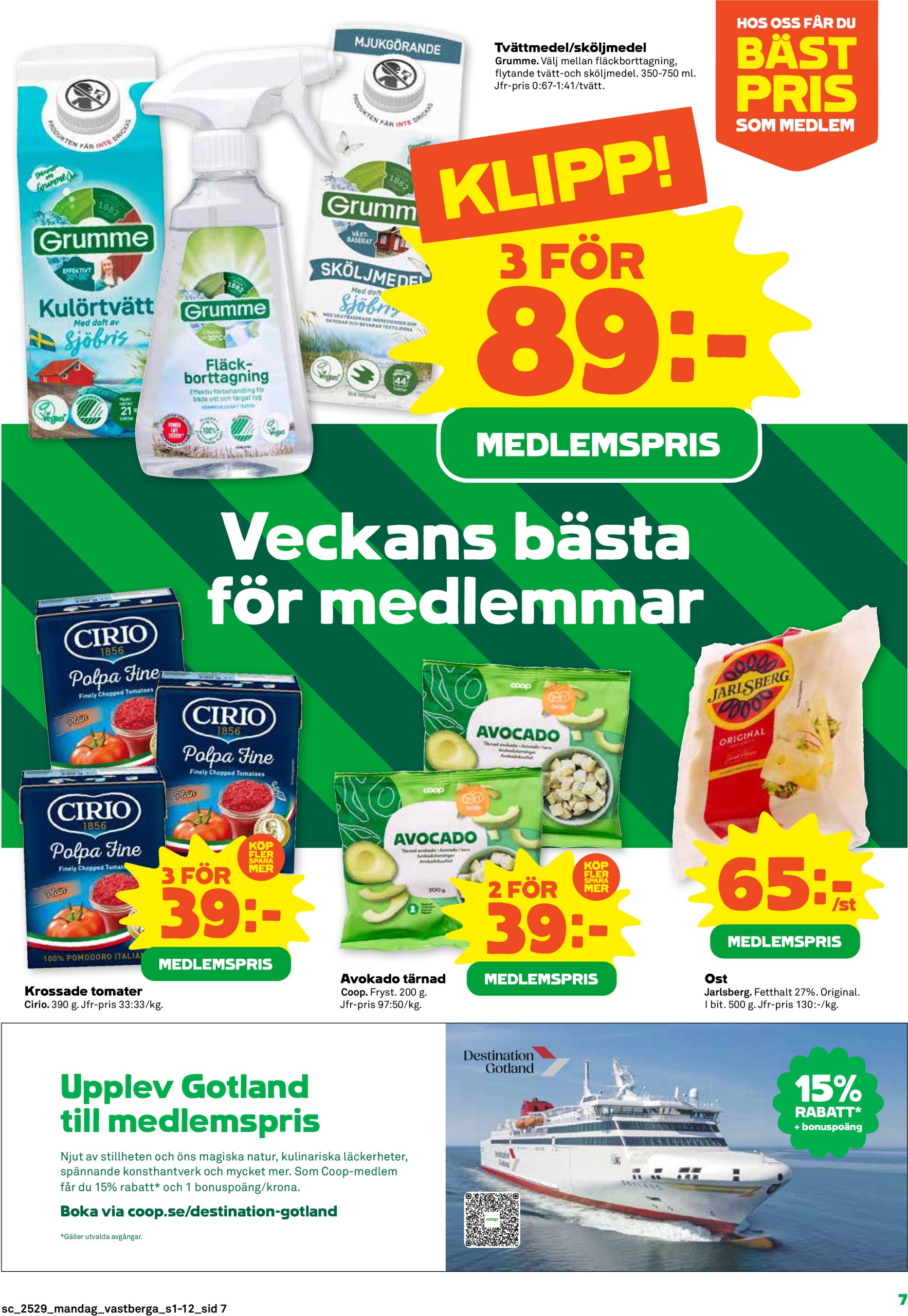 coop - Stora Coop-reklambladet giltigt från 14/07 - 20/07 - page: 7