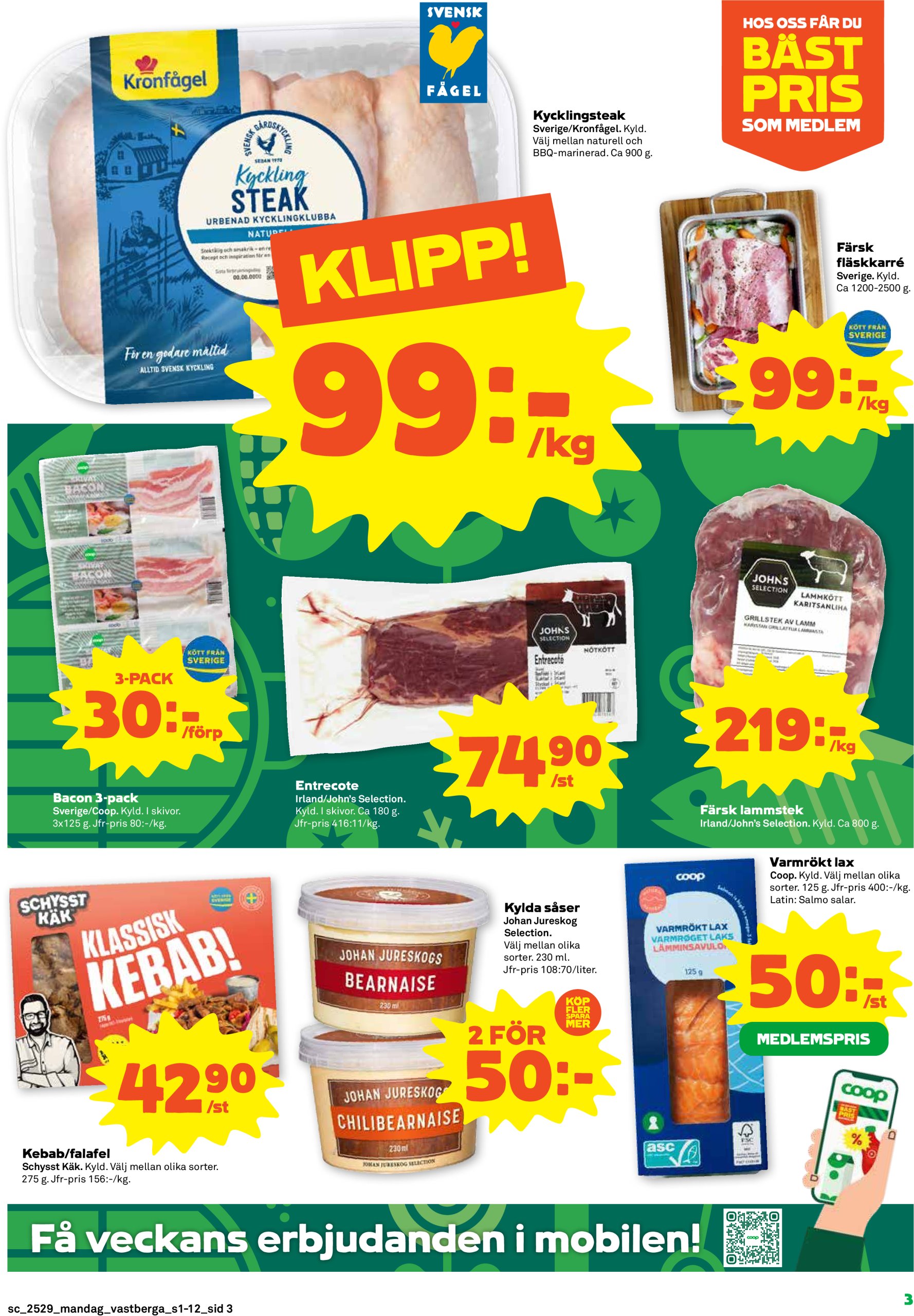 coop - Stora Coop-reklambladet giltigt från 14/07 - 20/07 - page: 3