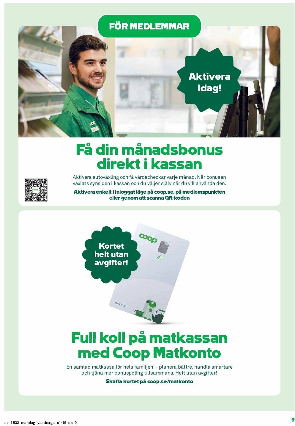 coop - Stora Coop-reklambladet giltigt från 04/08 - 10/08 - page: 9