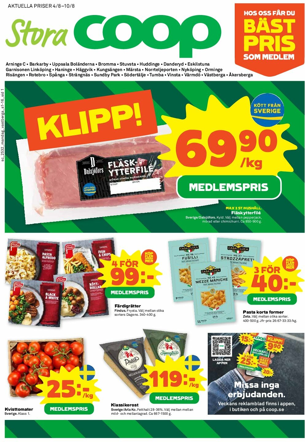 coop - Stora Coop-reklambladet giltigt från 04/08 - 10/08