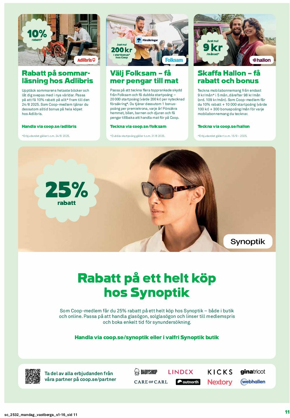 coop - Stora Coop-reklambladet giltigt från 04/08 - 10/08 - page: 11