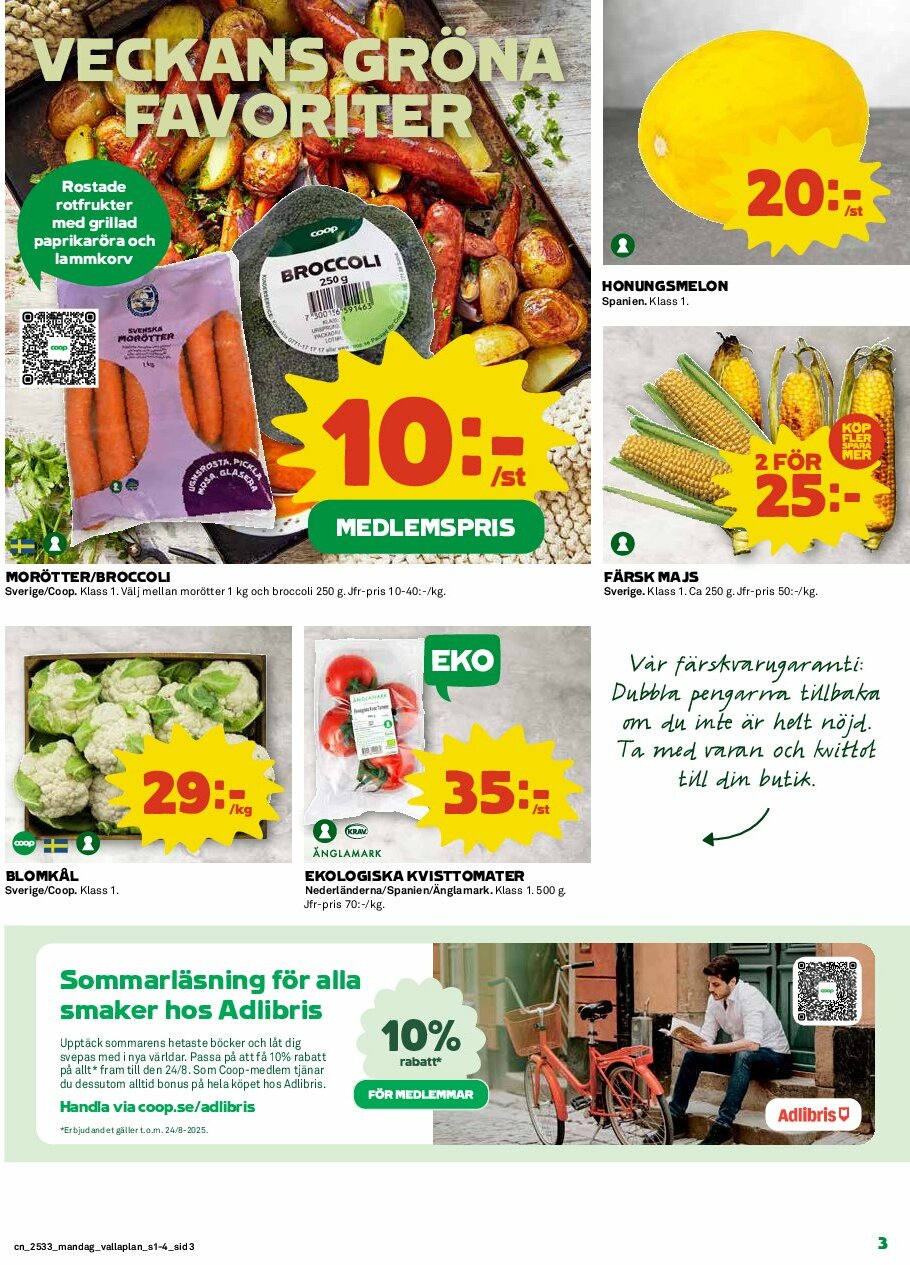 coop - Coop-reklambladet giltigt från 11/08 - 17/08 - page: 3