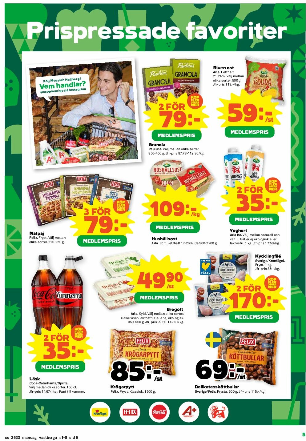 coop - Stora Coop-reklambladet giltigt från 11/08 - 17/08 - page: 5