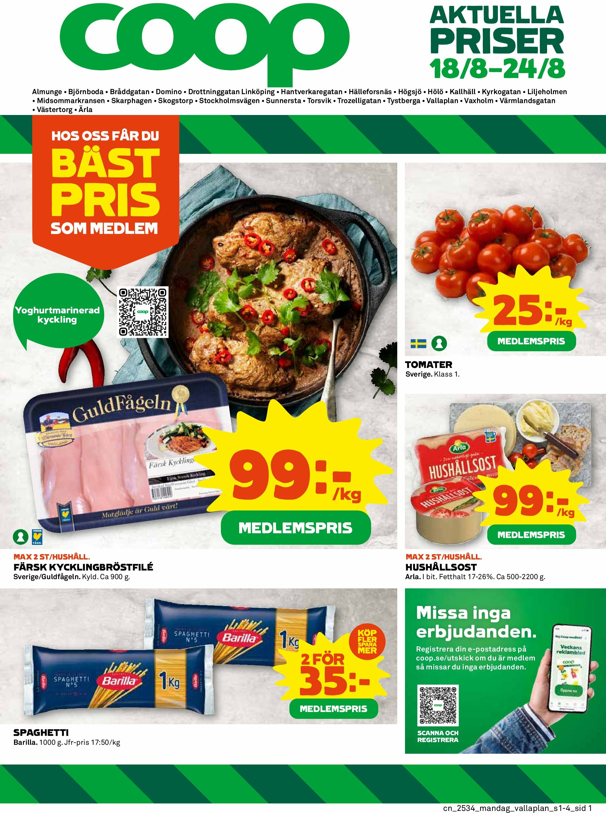 coop - Coop-reklambladet giltigt från 18/08 - 24/08