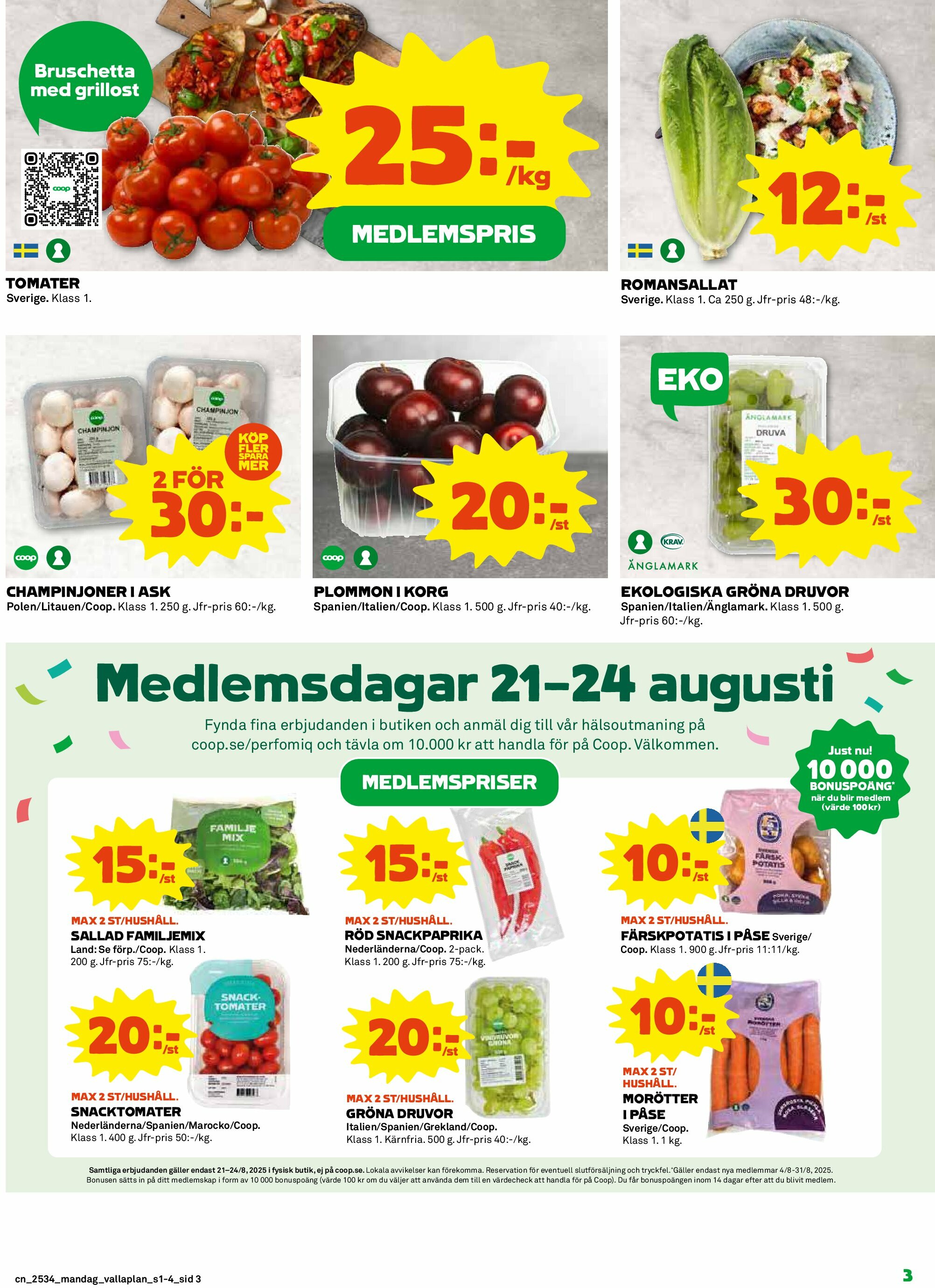 coop - Coop-reklambladet giltigt från 18/08 - 24/08 - page: 3