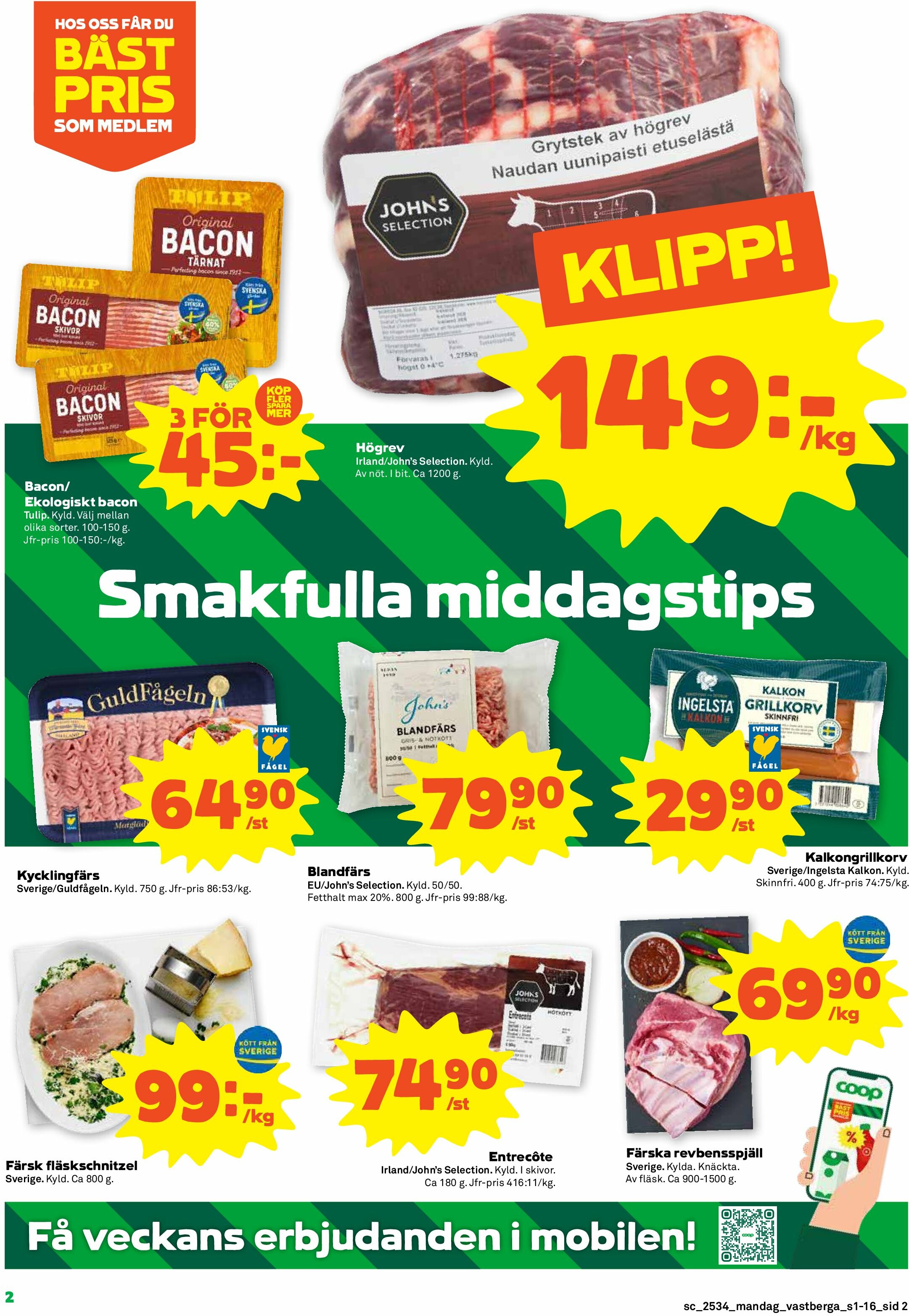 coop - Stora Coop-reklambladet giltigt från 18/08 - 24/08 - page: 2