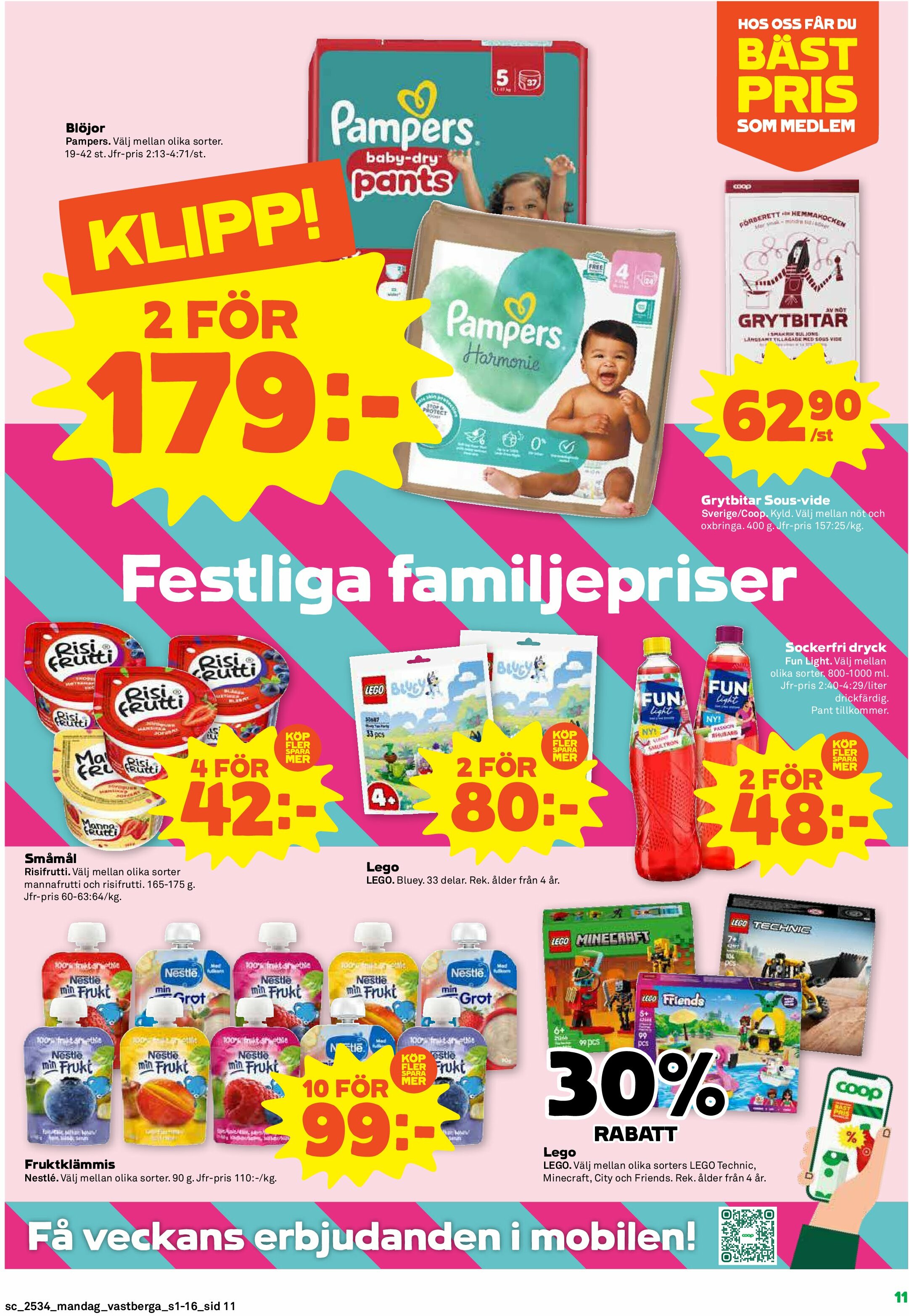 coop - Stora Coop-reklambladet giltigt från 18/08 - 24/08 - page: 11