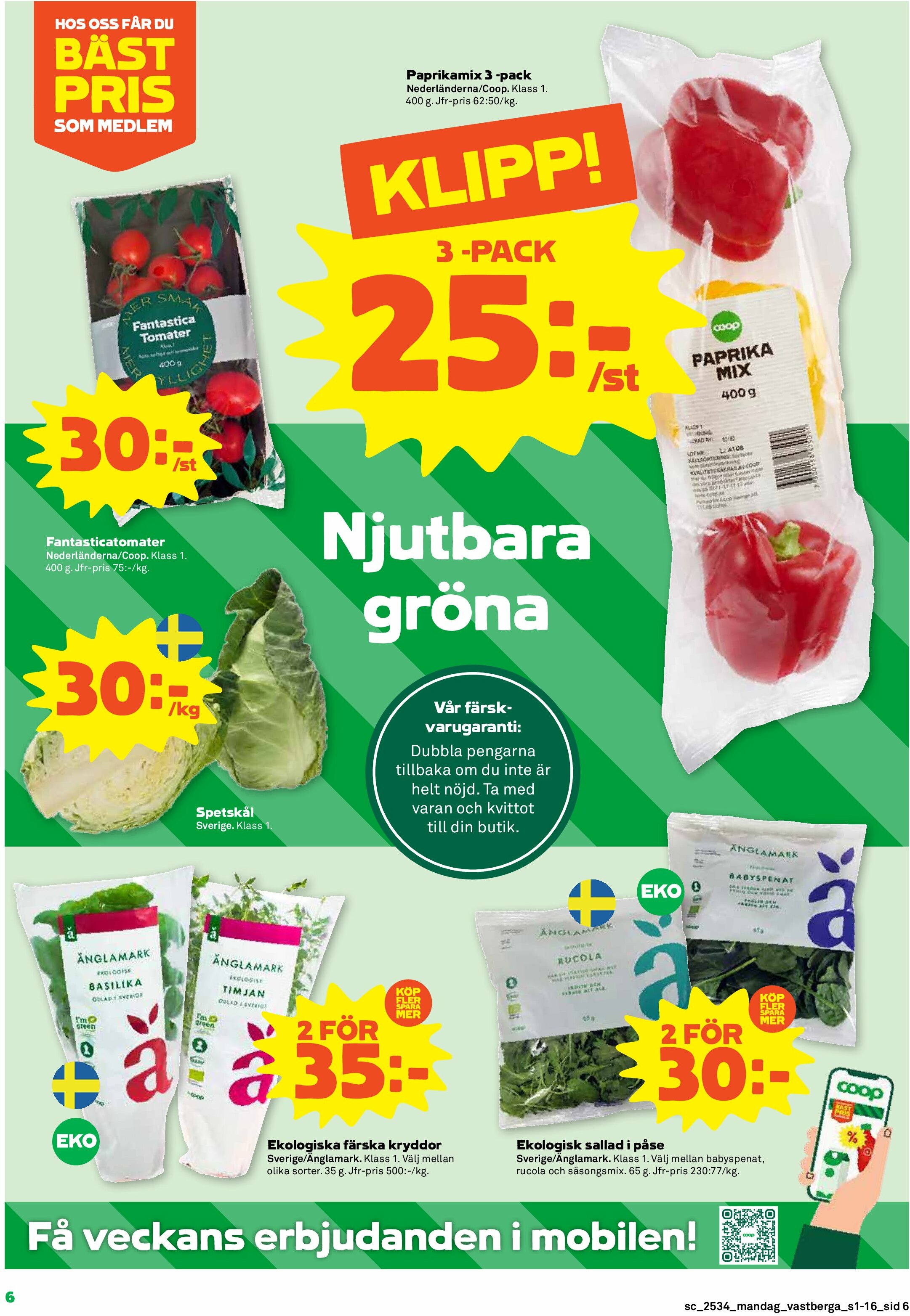 coop - Stora Coop-reklambladet giltigt från 18/08 - 24/08 - page: 6
