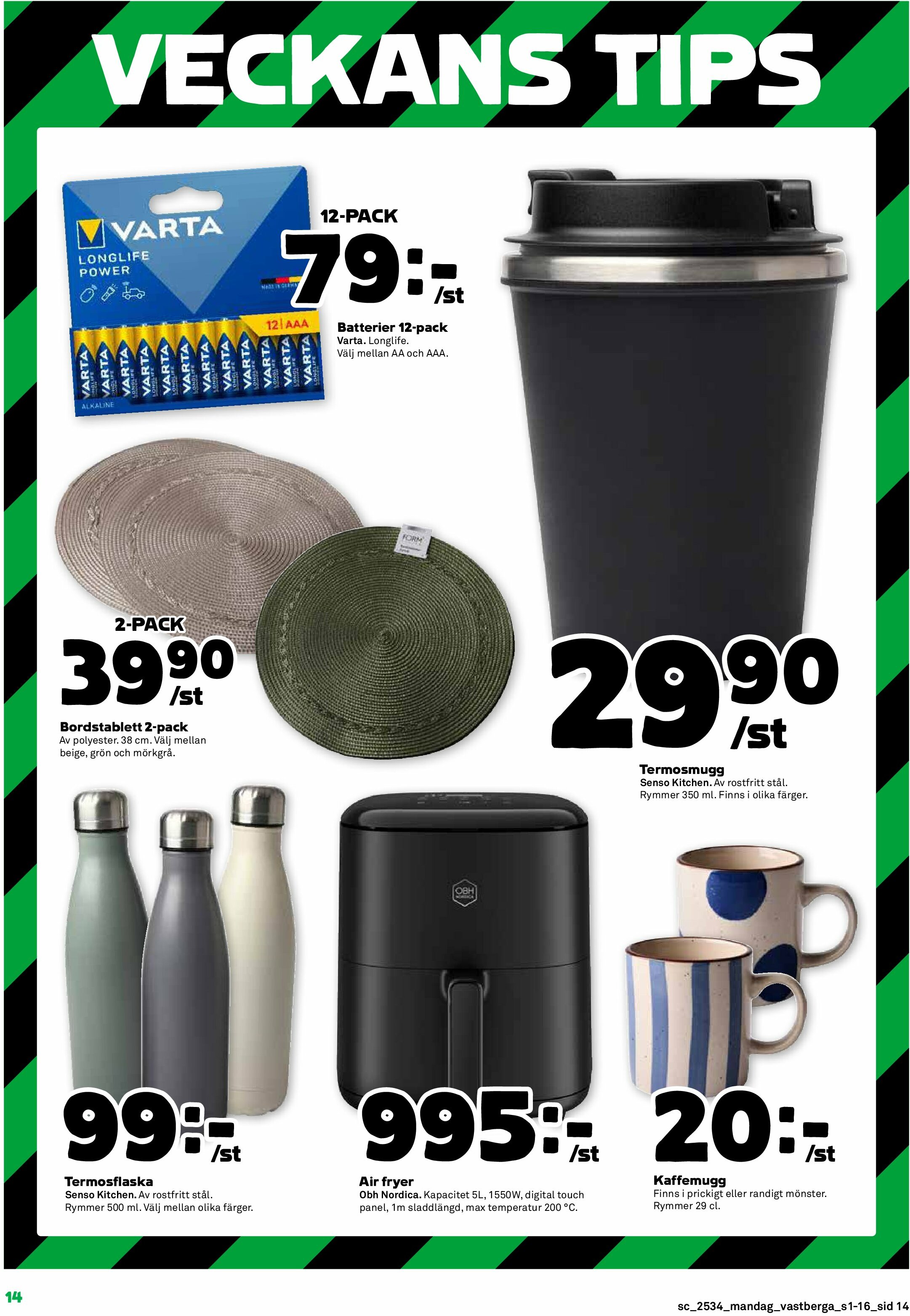 coop - Stora Coop-reklambladet giltigt från 18/08 - 24/08 - page: 14