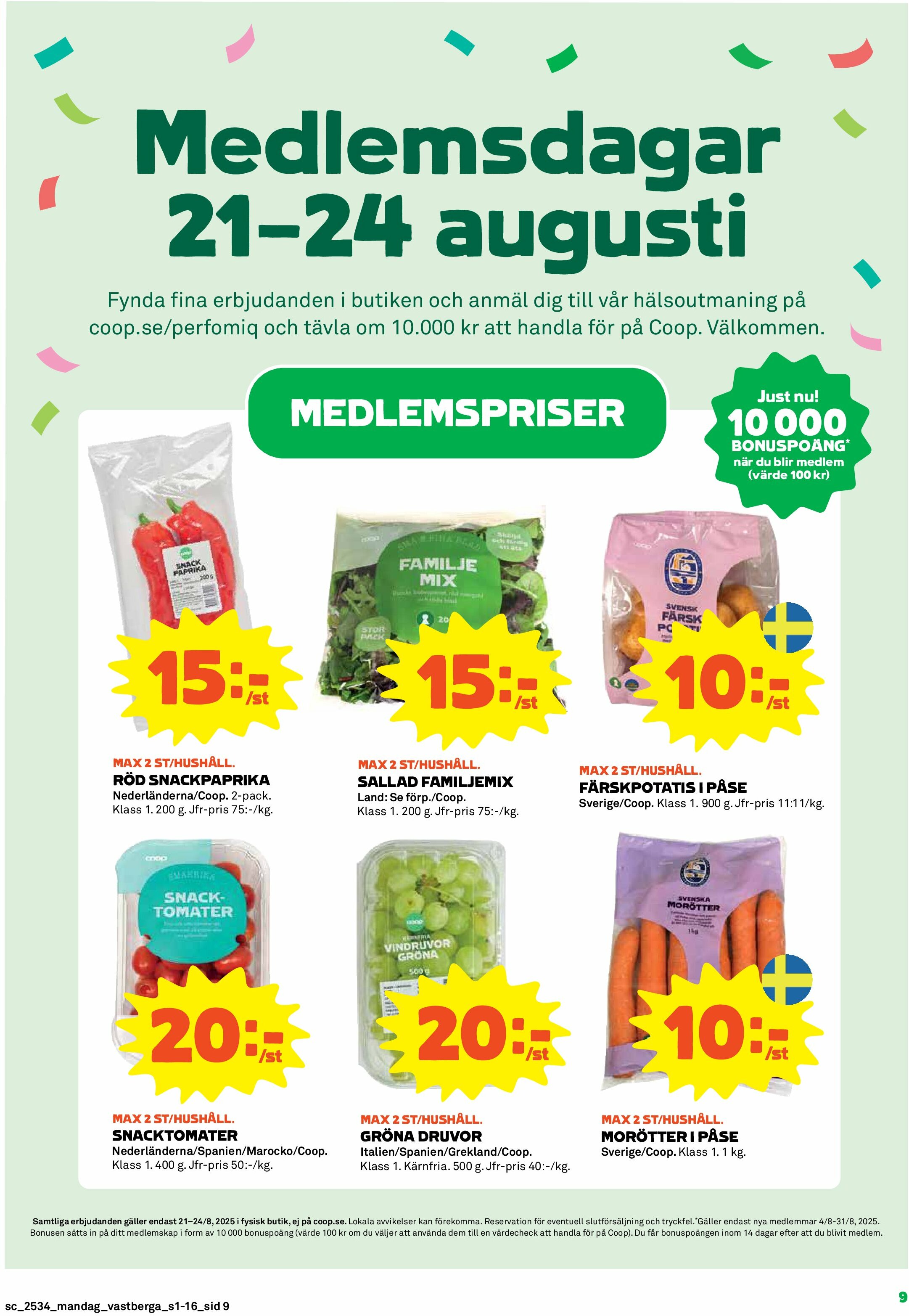 coop - Stora Coop-reklambladet giltigt från 18/08 - 24/08 - page: 9