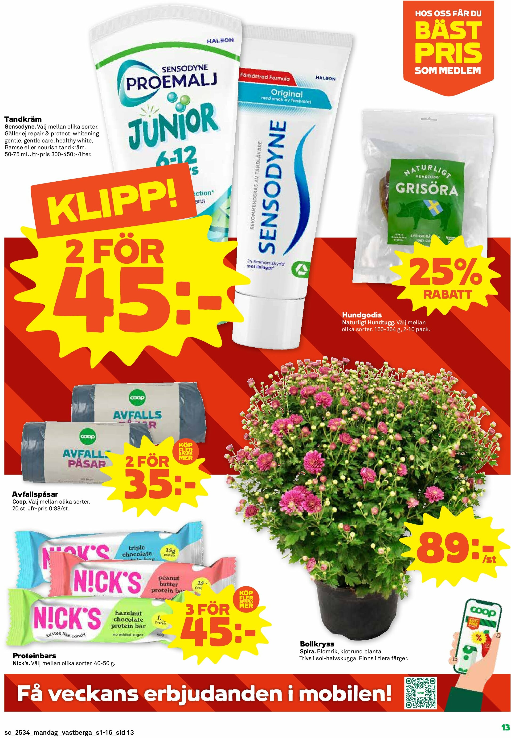 coop - Stora Coop-reklambladet giltigt från 18/08 - 24/08 - page: 13