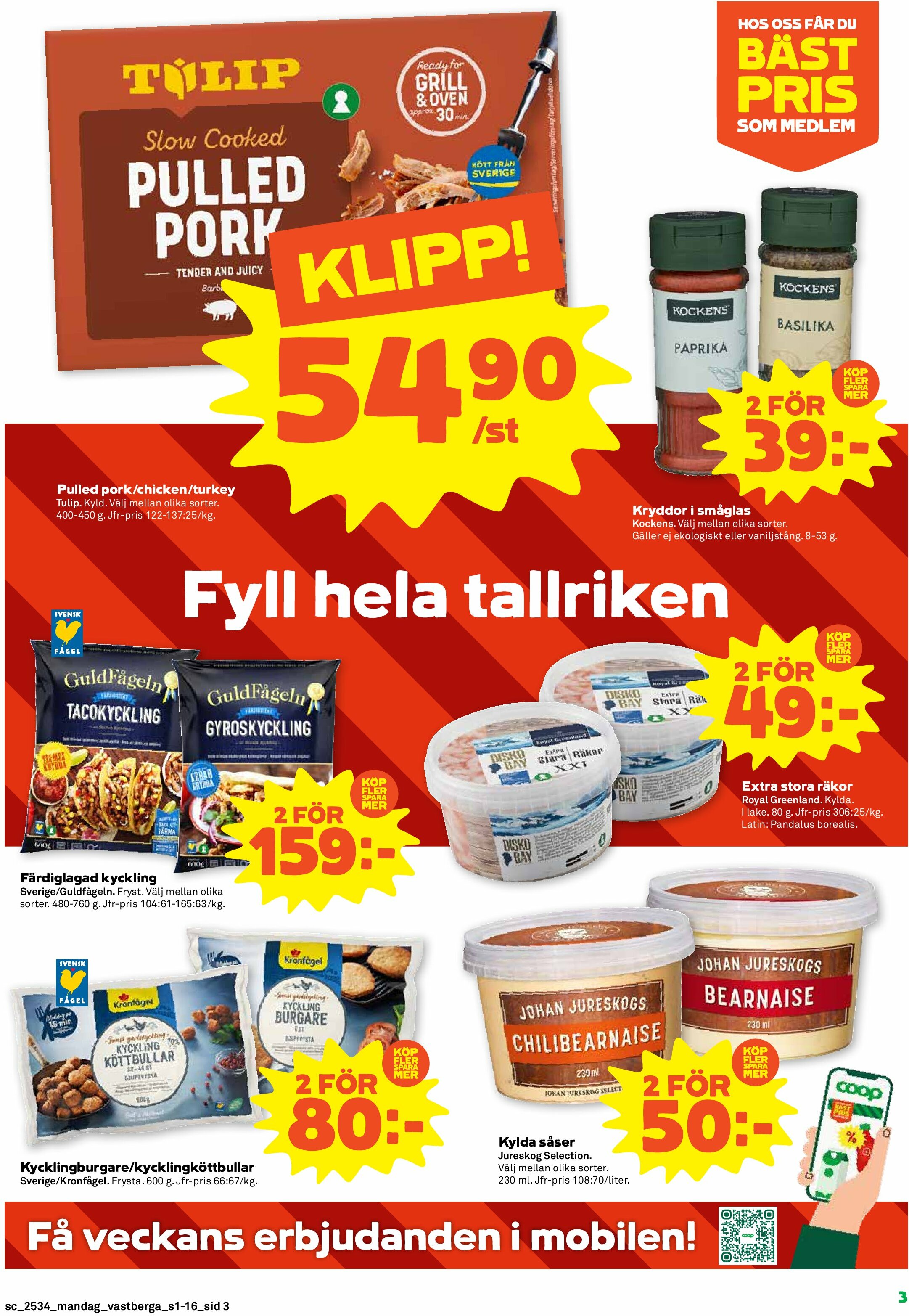 coop - Stora Coop-reklambladet giltigt från 18/08 - 24/08 - page: 3