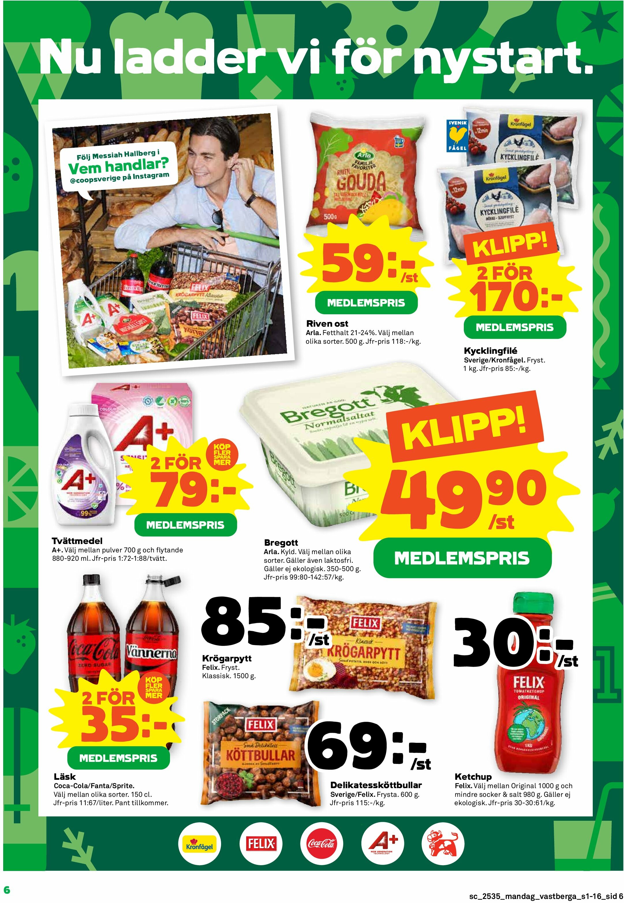 coop - Stora Coop-reklambladet giltigt från 25/08 - 31/08 - page: 6