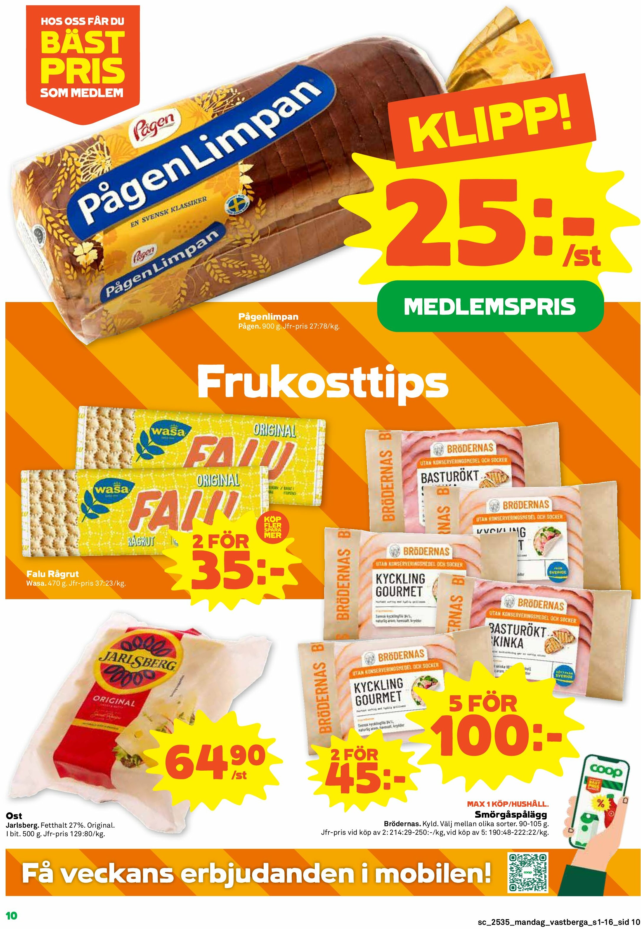coop - Stora Coop-reklambladet giltigt från 25/08 - 31/08 - page: 10