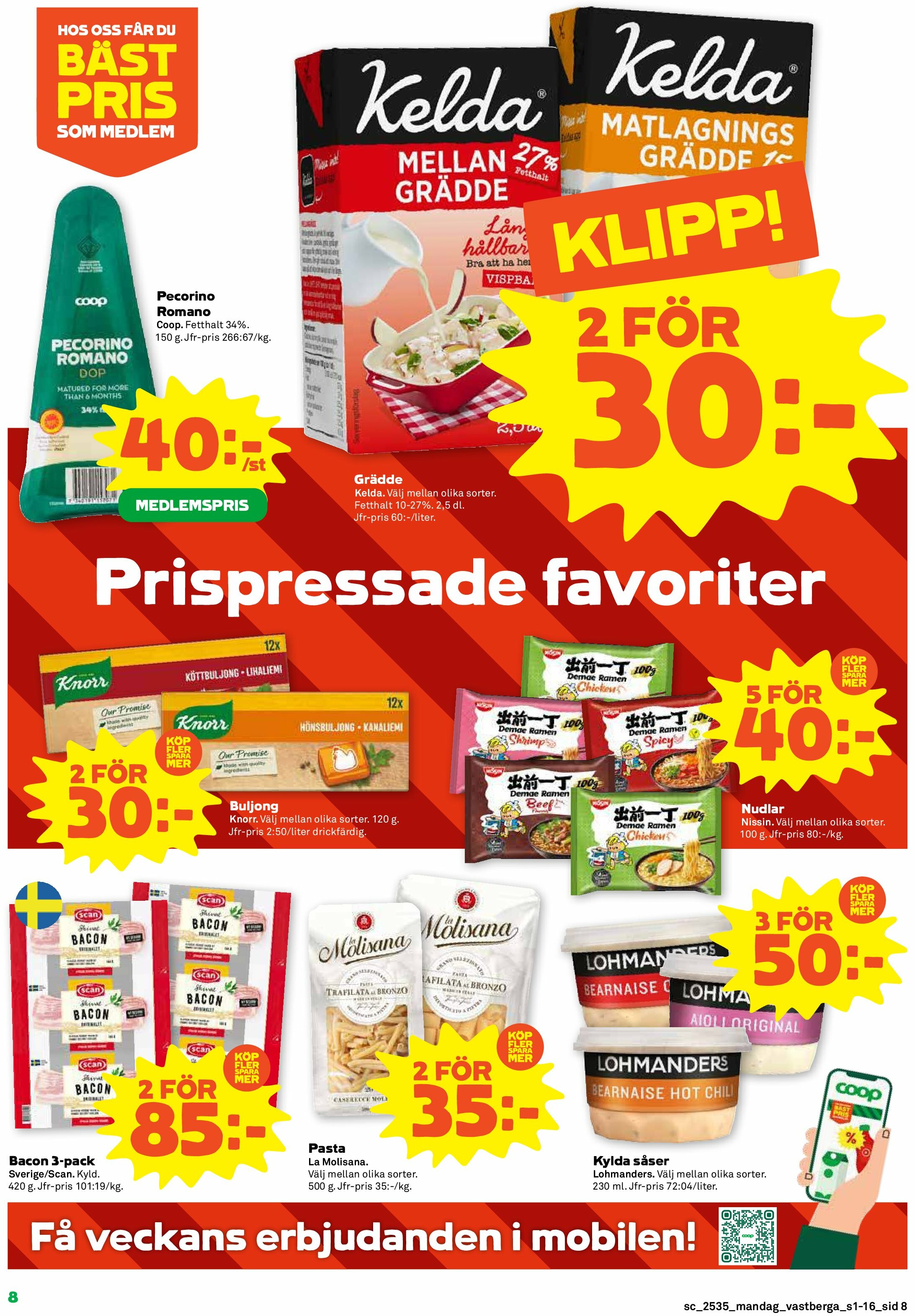 coop - Stora Coop-reklambladet giltigt från 25/08 - 31/08 - page: 8