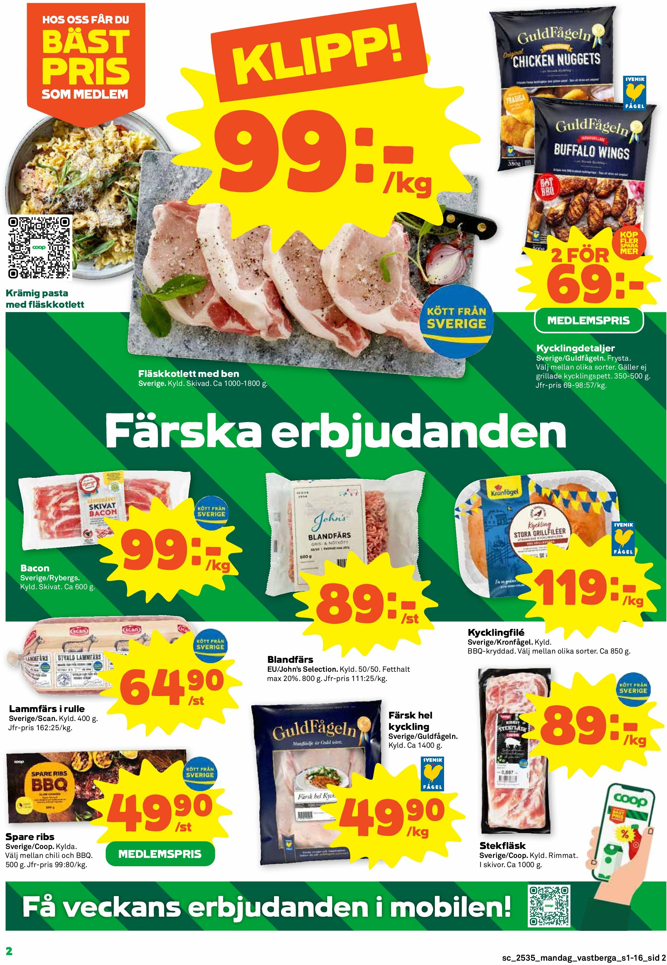 coop - Stora Coop-reklambladet giltigt från 25/08 - 31/08 - page: 2