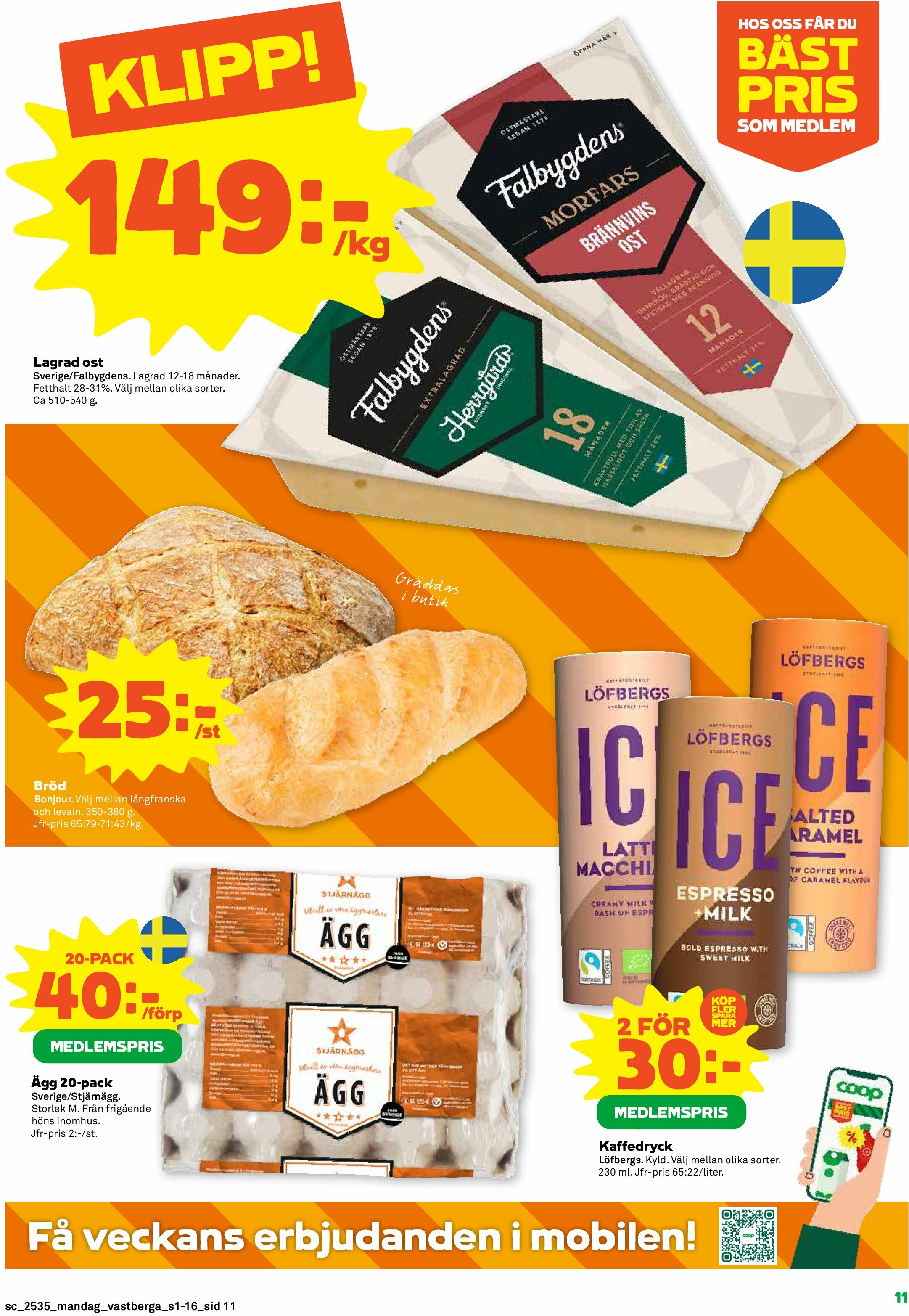 coop - Stora Coop-reklambladet giltigt från 25/08 - 31/08 - page: 11