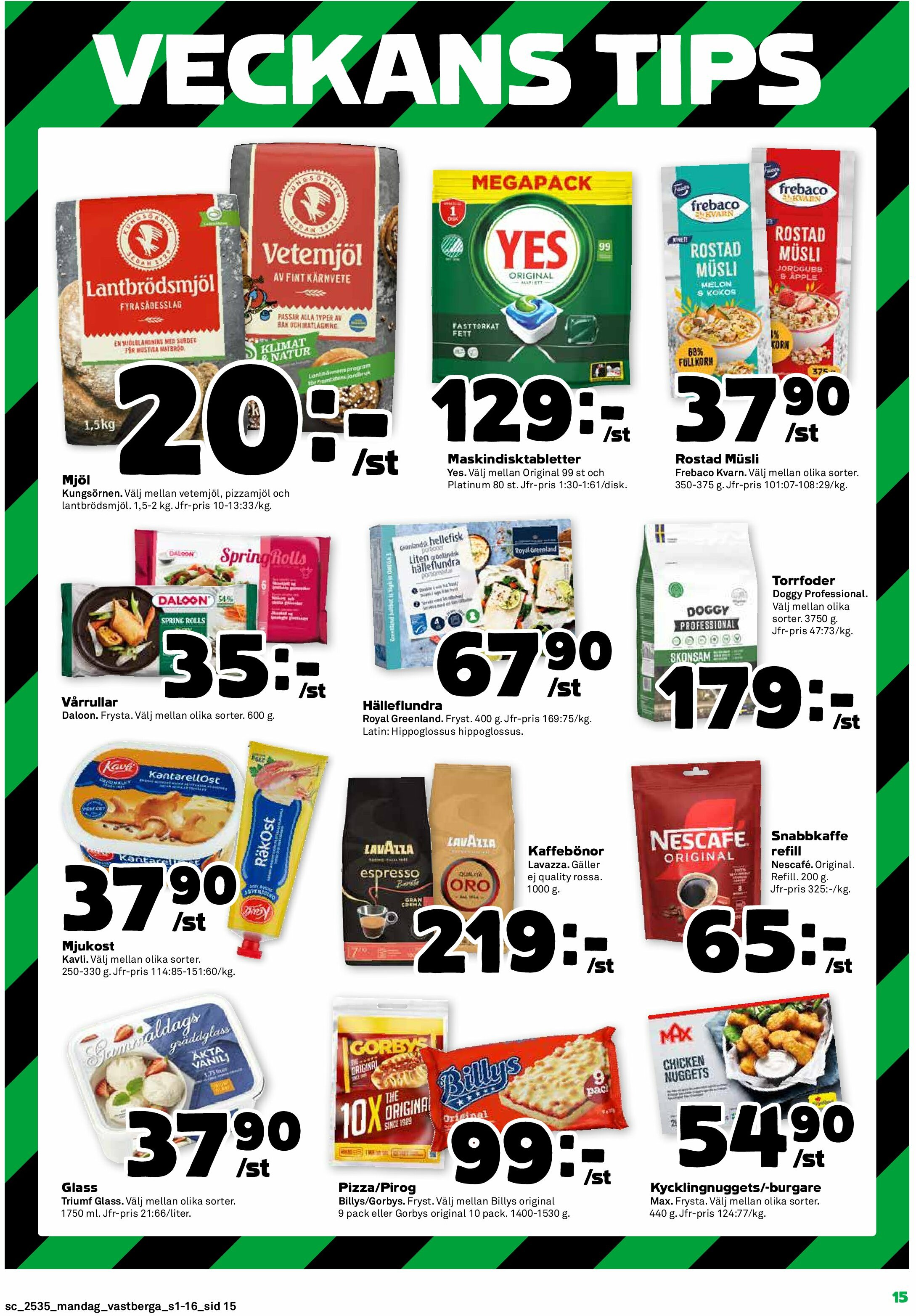 coop - Stora Coop-reklambladet giltigt från 25/08 - 31/08 - page: 15