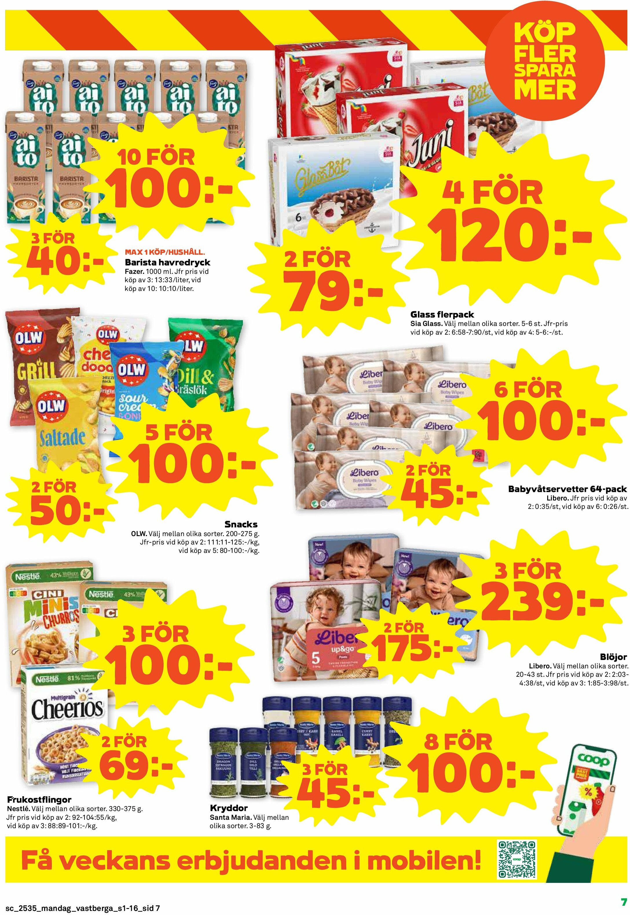 coop - Stora Coop-reklambladet giltigt från 25/08 - 31/08 - page: 7