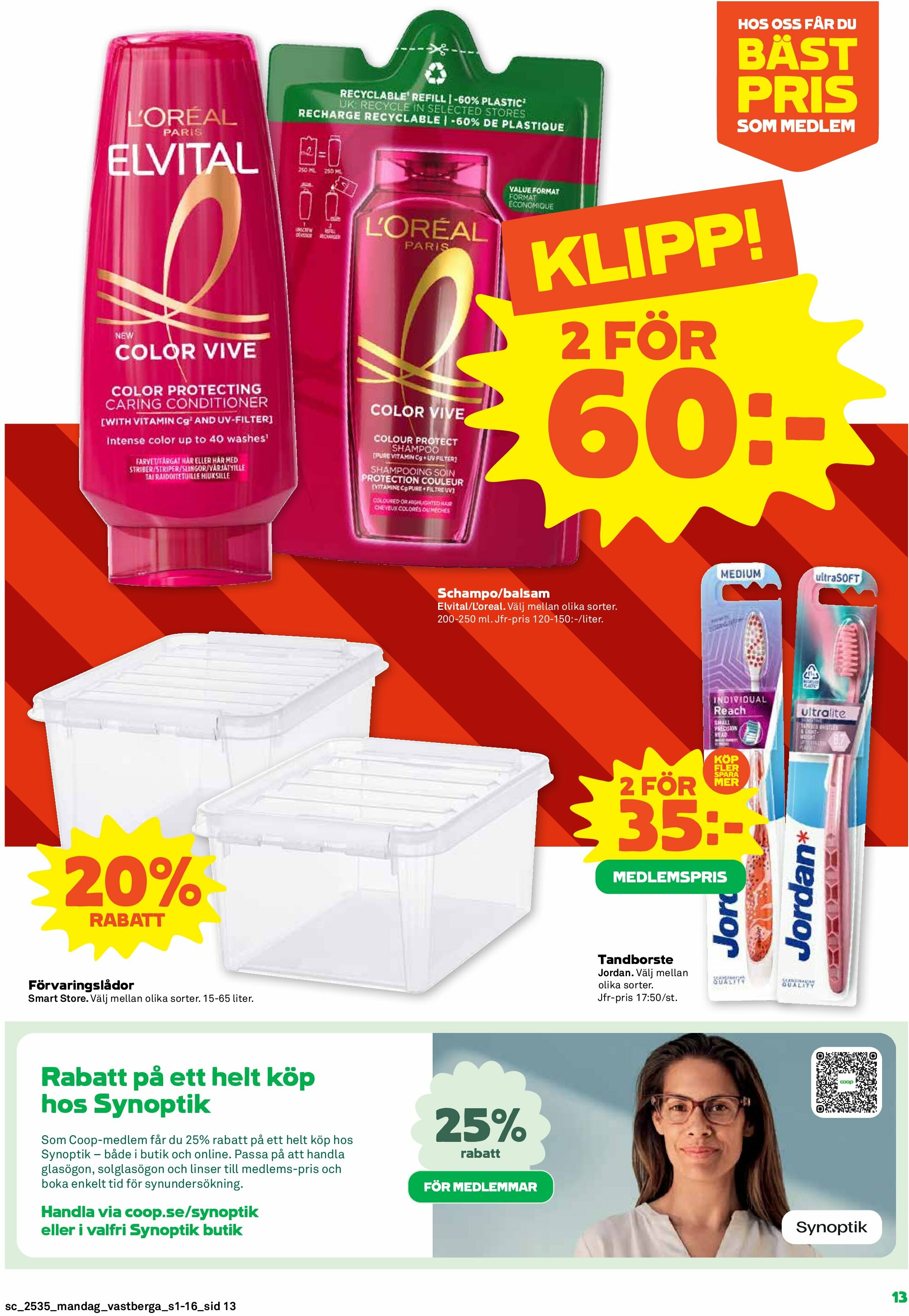 coop - Stora Coop-reklambladet giltigt från 25/08 - 31/08 - page: 13