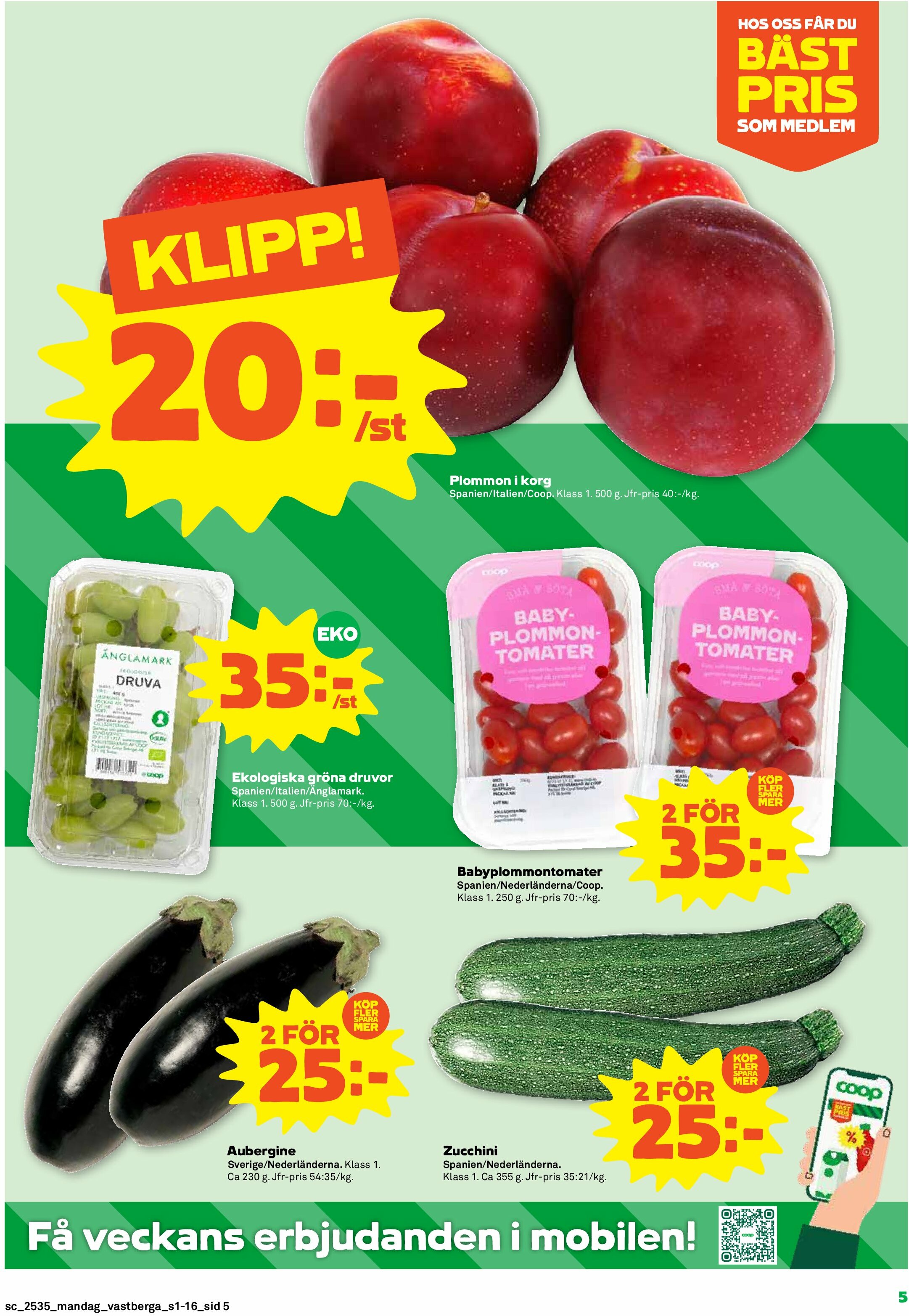 coop - Stora Coop-reklambladet giltigt från 25/08 - 31/08 - page: 5
