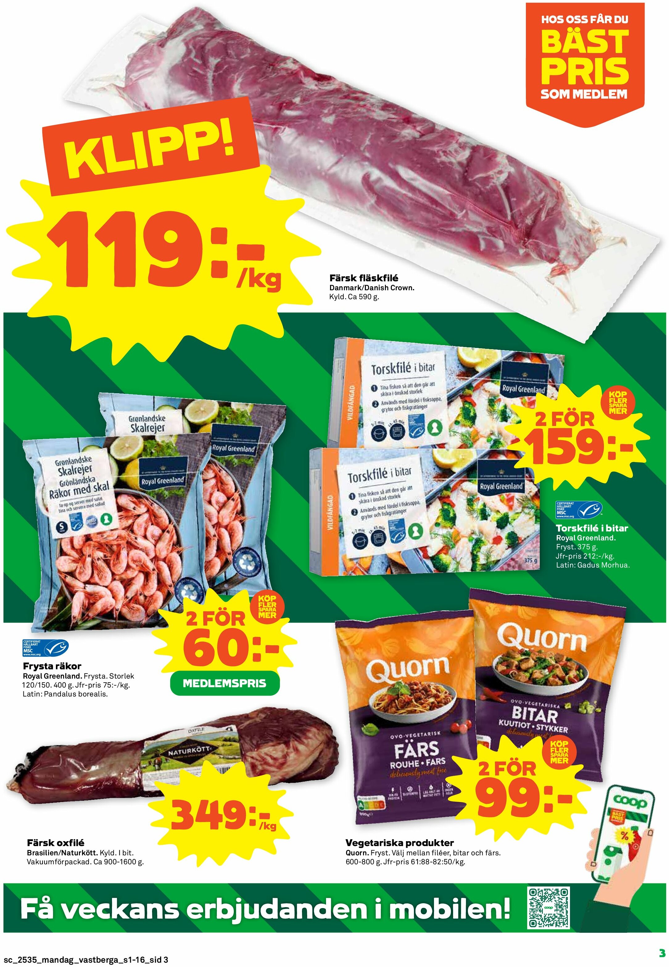 coop - Stora Coop-reklambladet giltigt från 25/08 - 31/08 - page: 3
