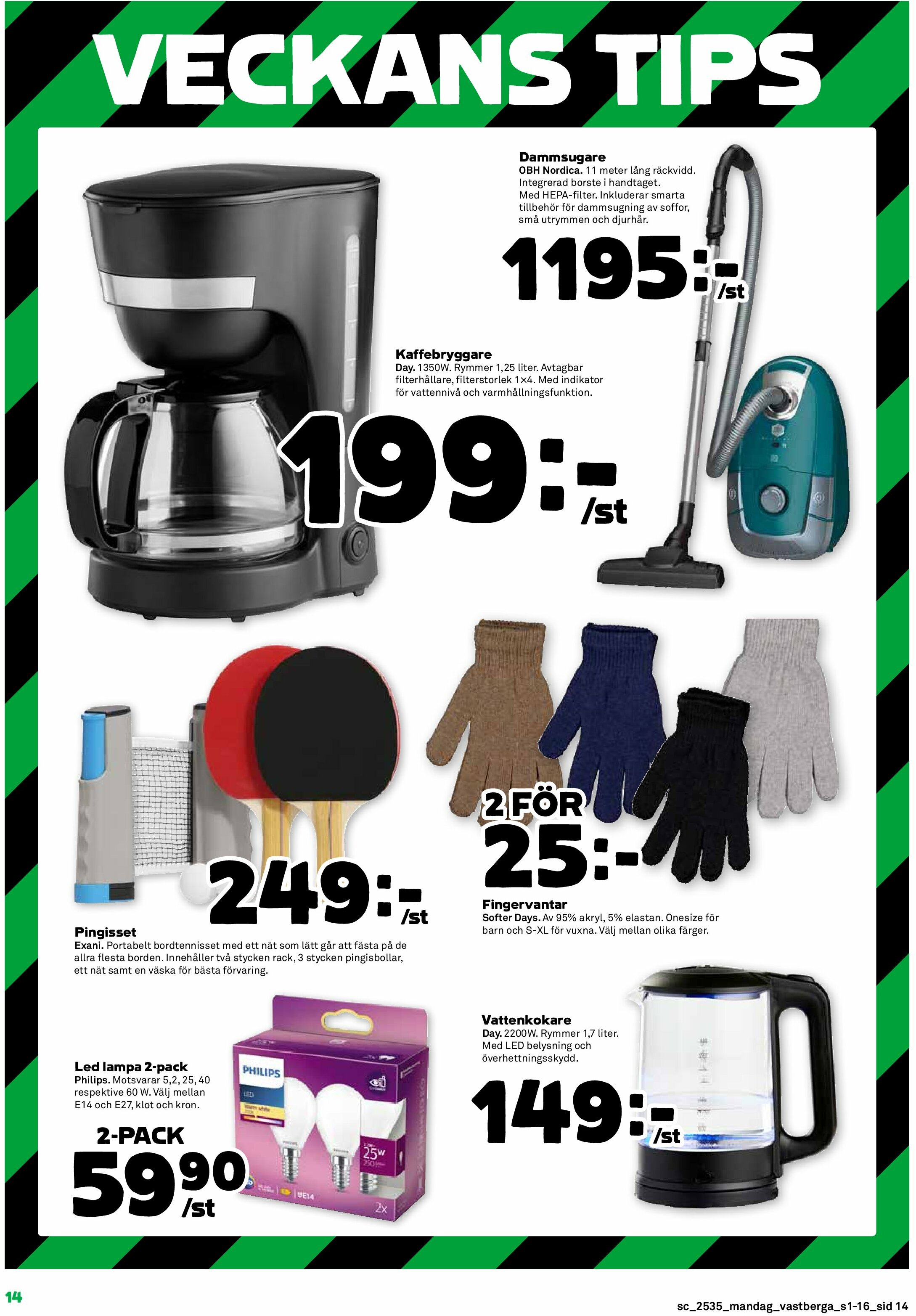 coop - Stora Coop-reklambladet giltigt från 25/08 - 31/08 - page: 14